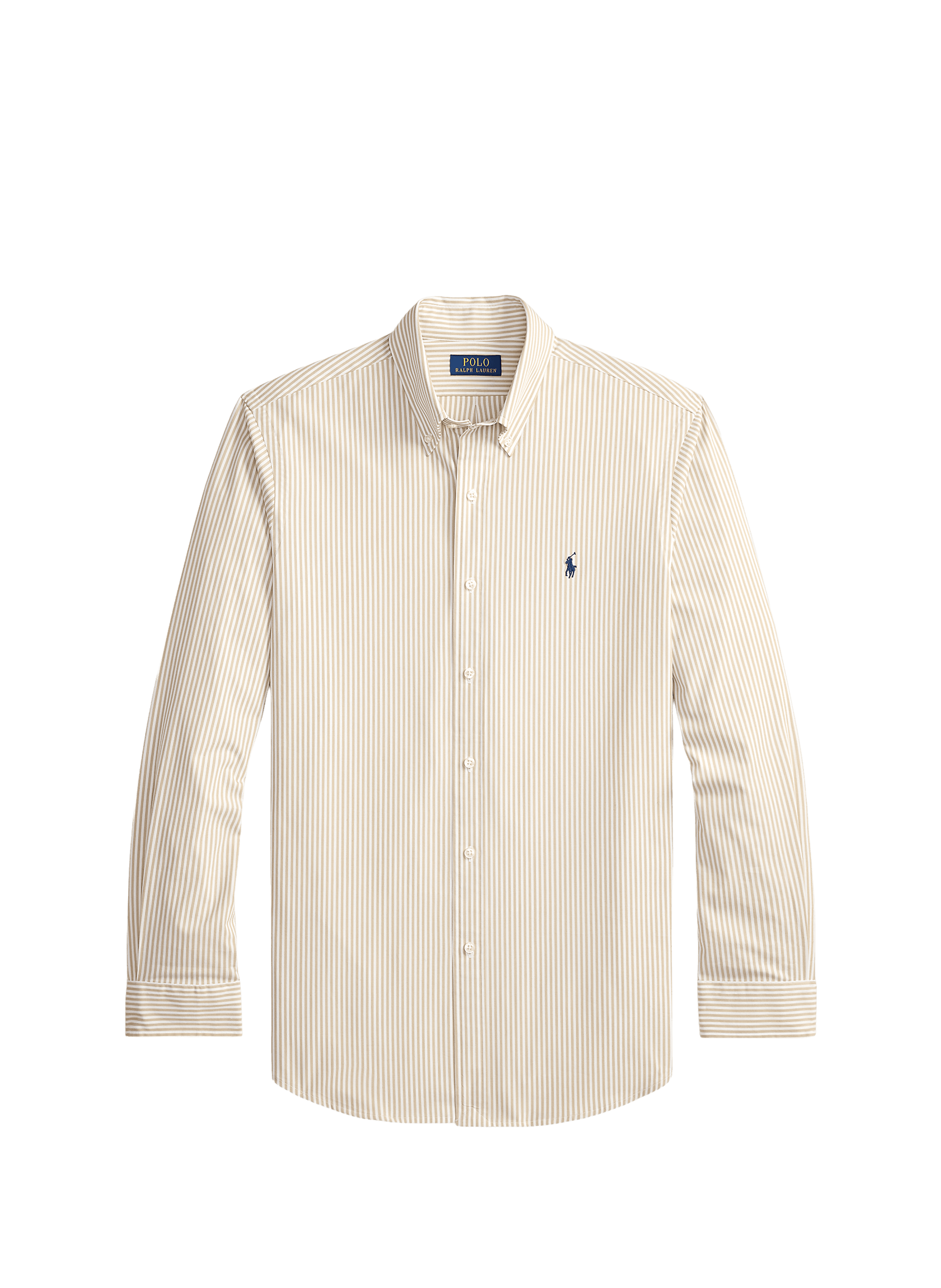 Chemise rayée en coton POLO RALPH LAUREN Beige