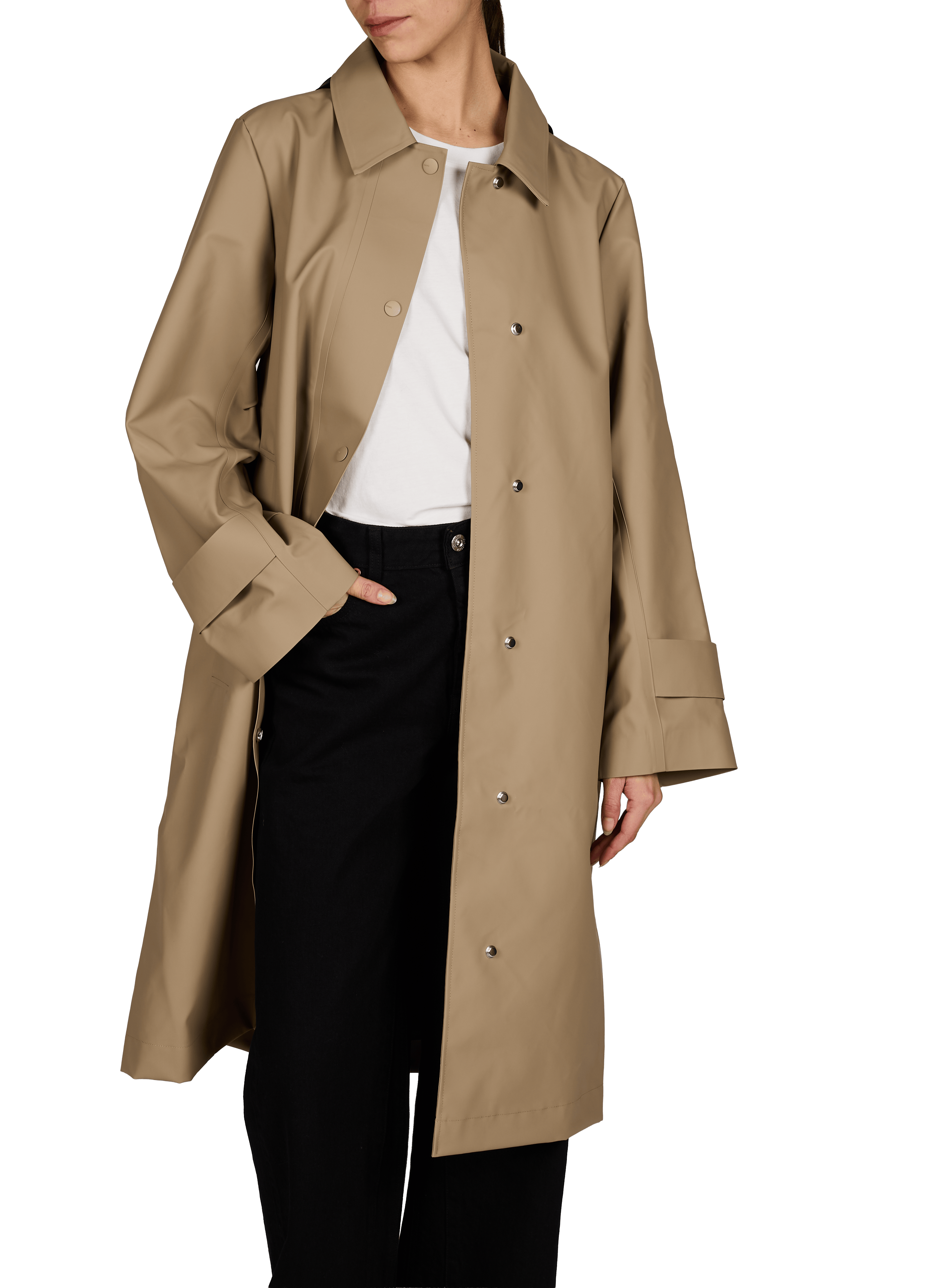 Parka longue  RAINS Beige