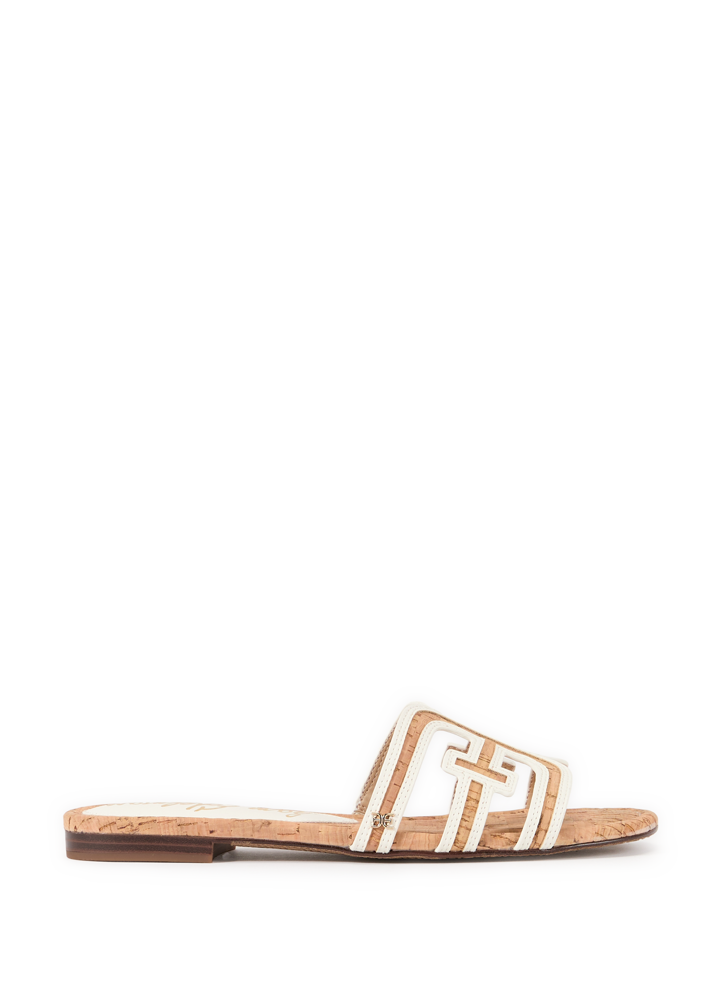 Mules Bay logo SAM EDELMAN White