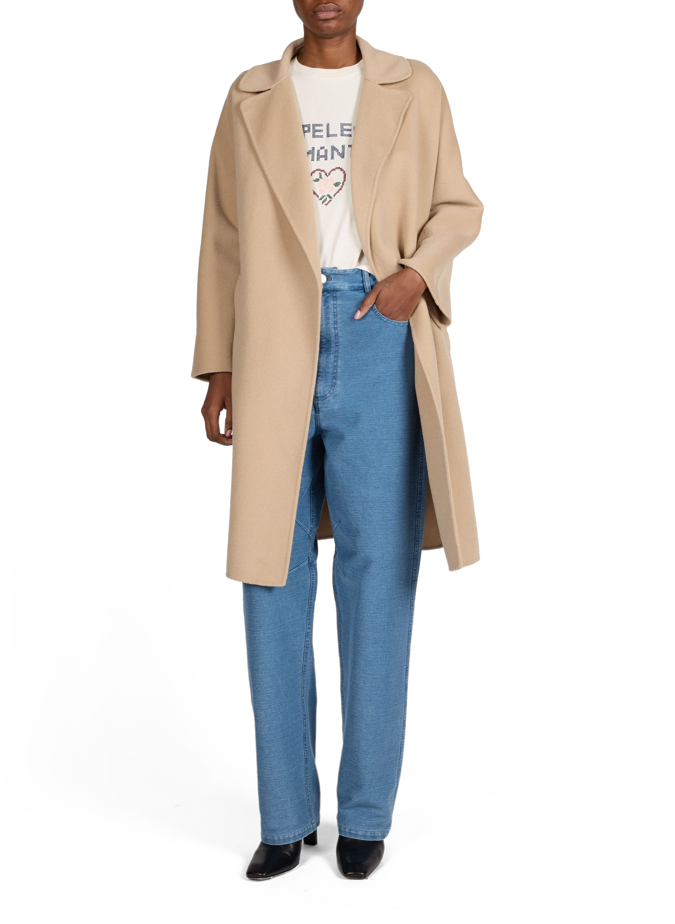 Wool blend Coat WEEK END Brown