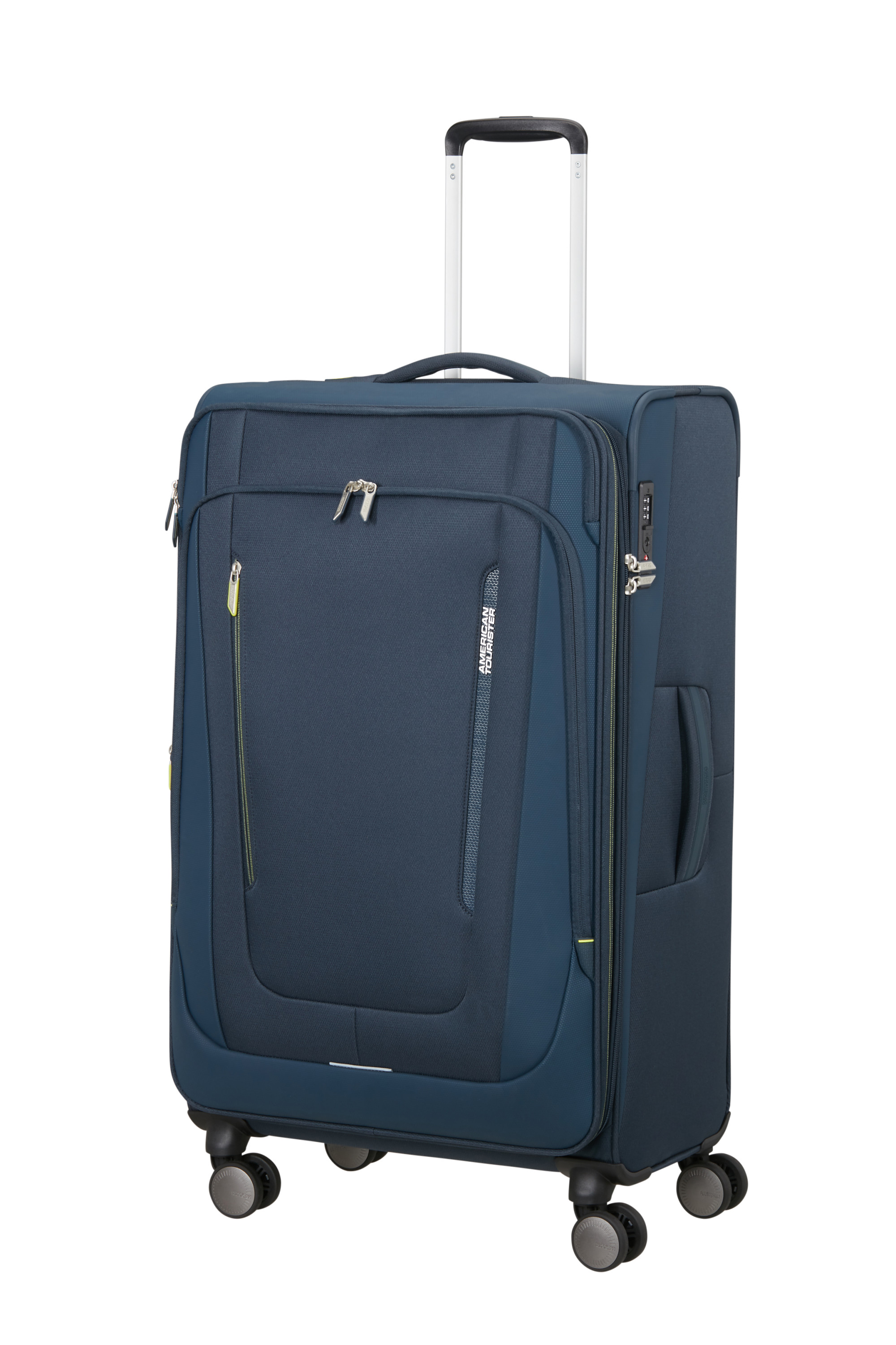Wanderlite valise 4 roues taille l AMERICAN TOURISTER Bleu