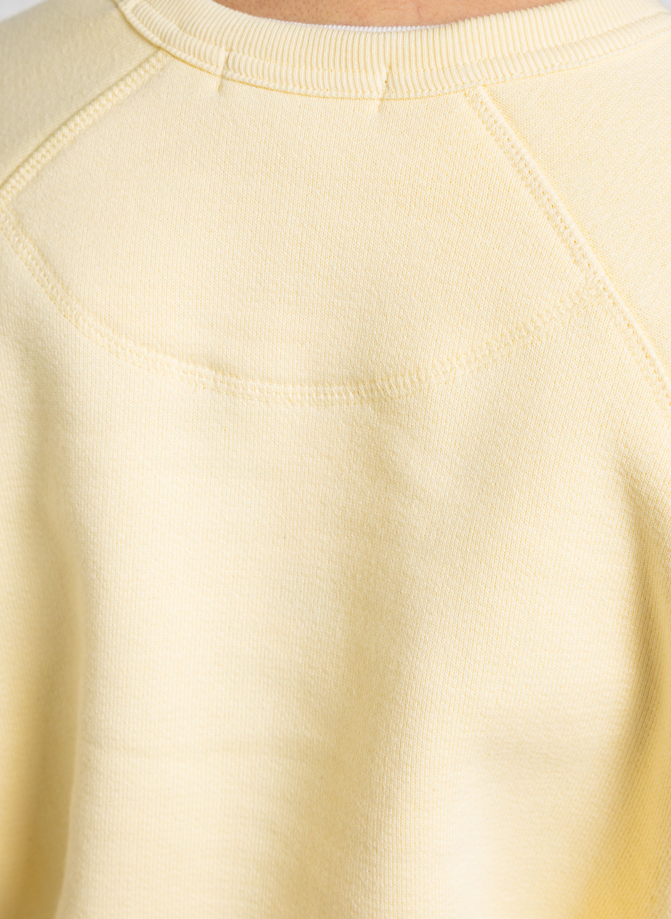 Sweat droit en coton bio artemis SOEUR Jaune