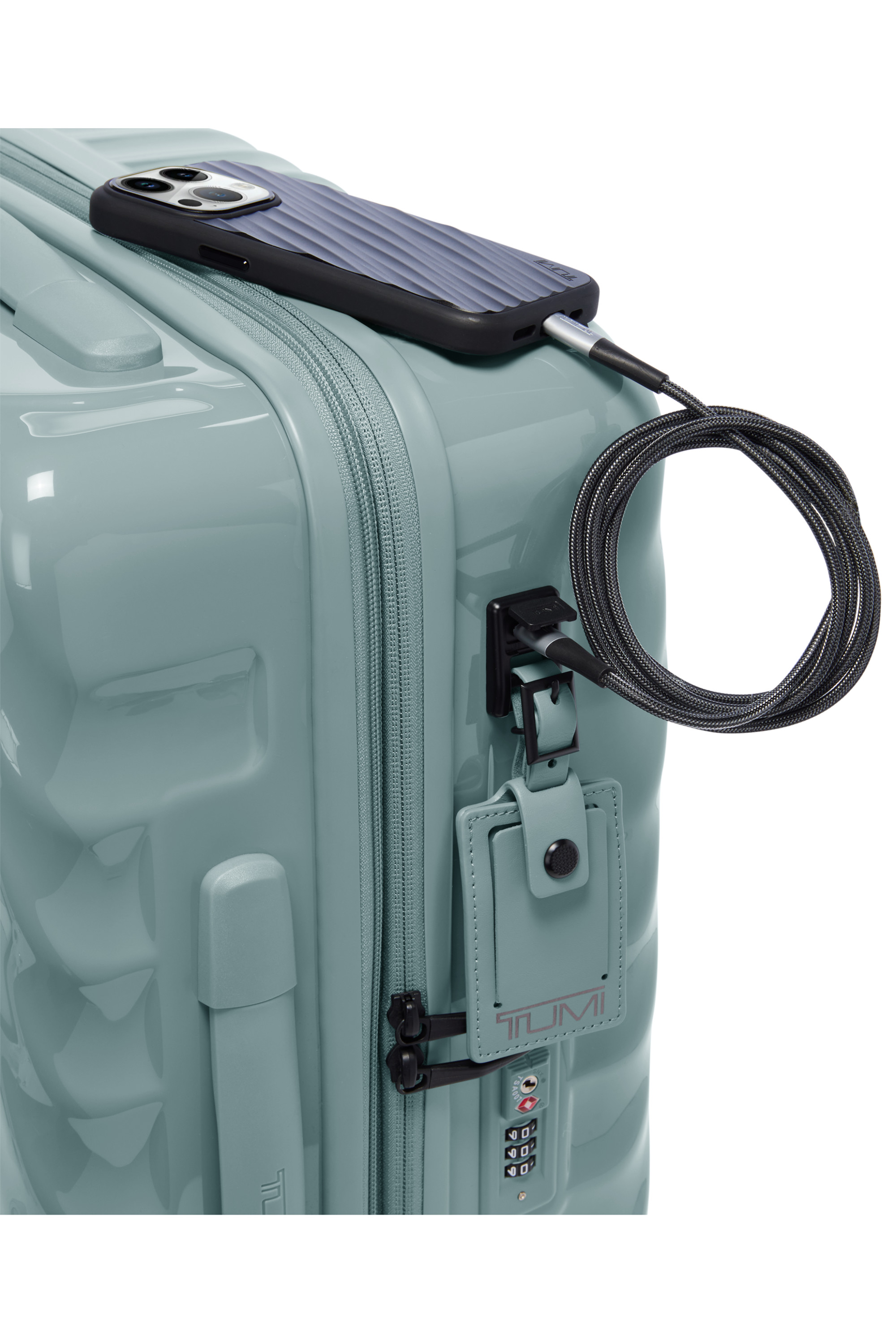 19 degree valise 4 roues taille s TUMI Vert