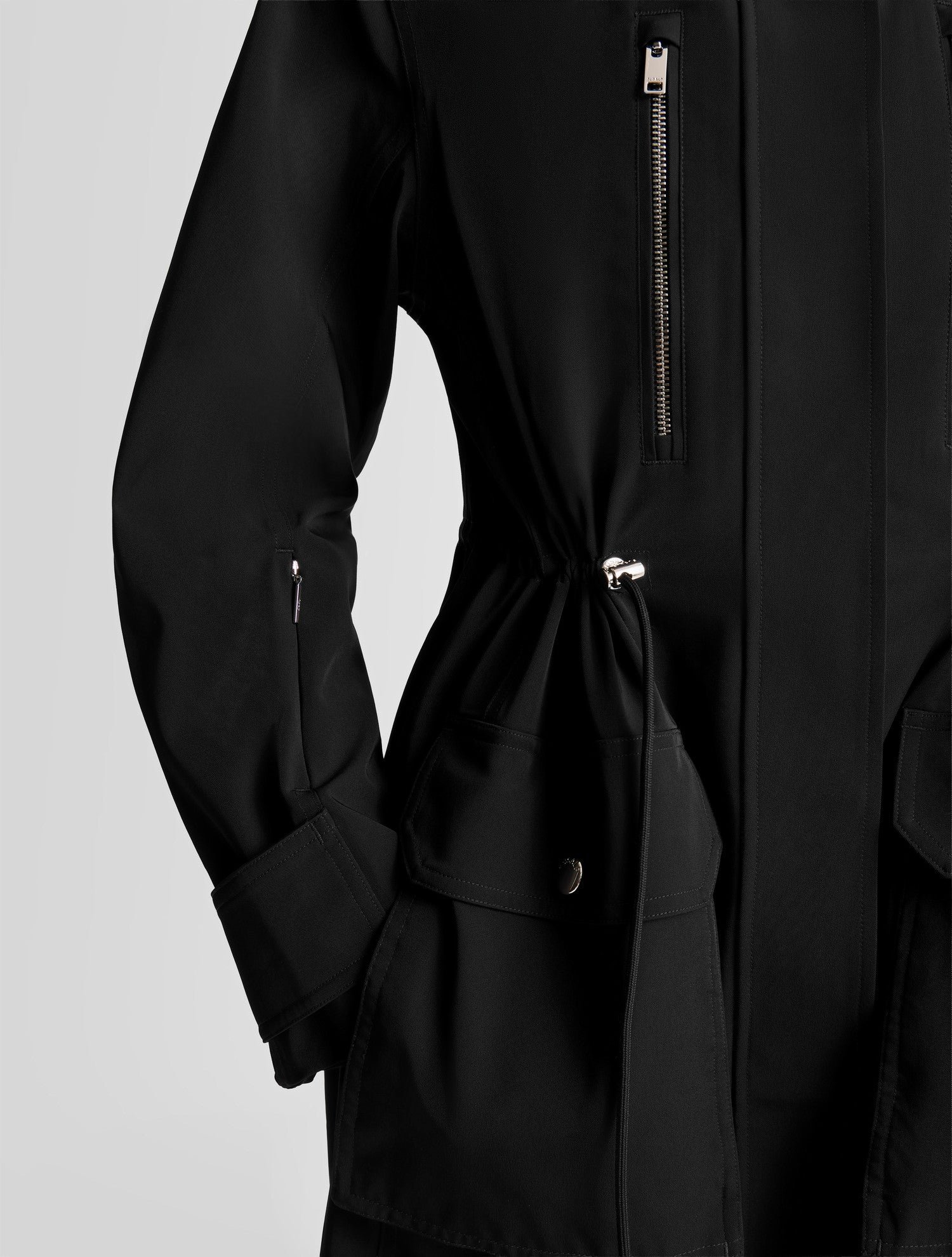 Parka melroo col capuche coupe ample FUSALP Noir