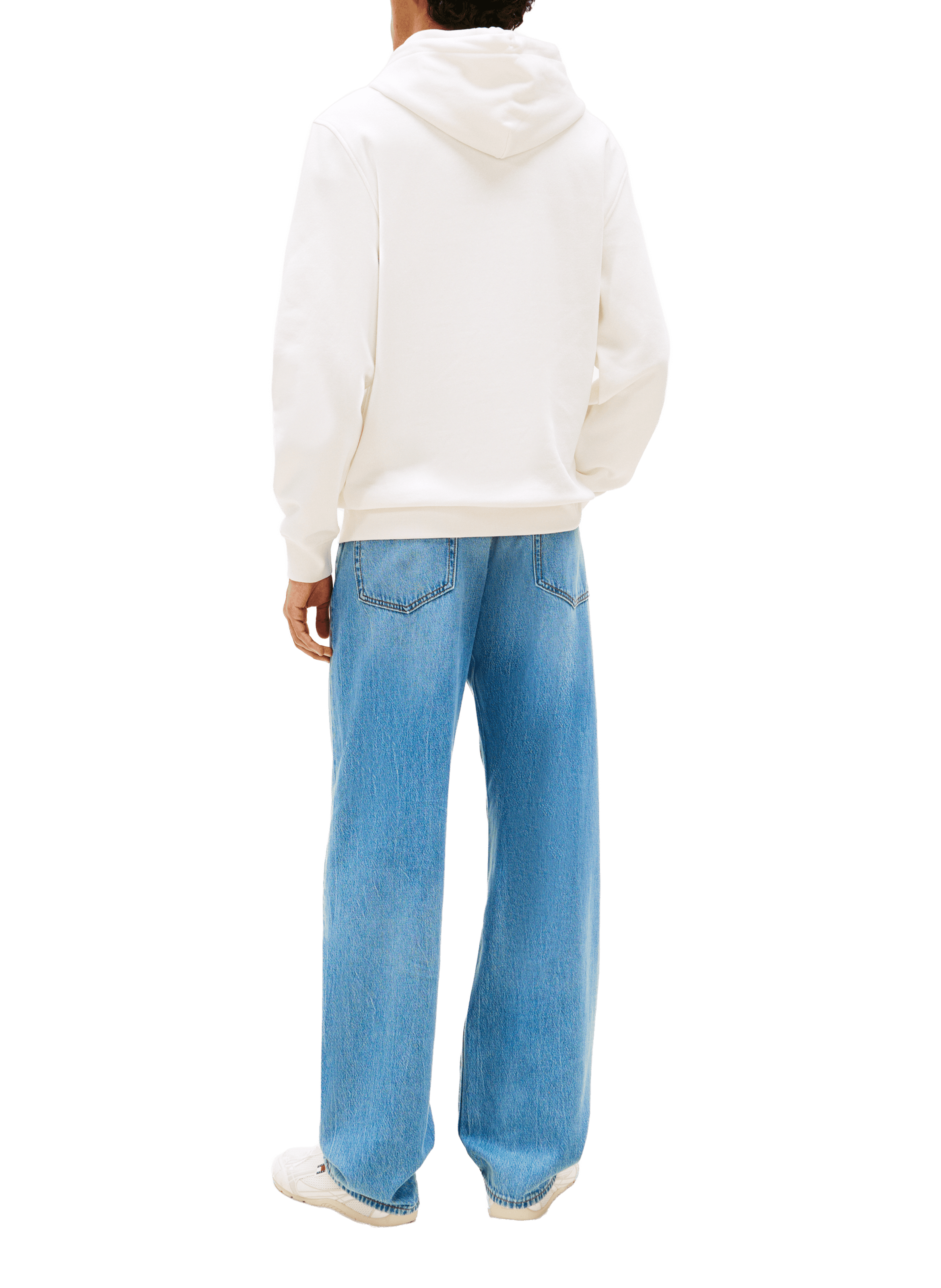 Hoodie with embroidered logo TOMMY HILFIGER Beige