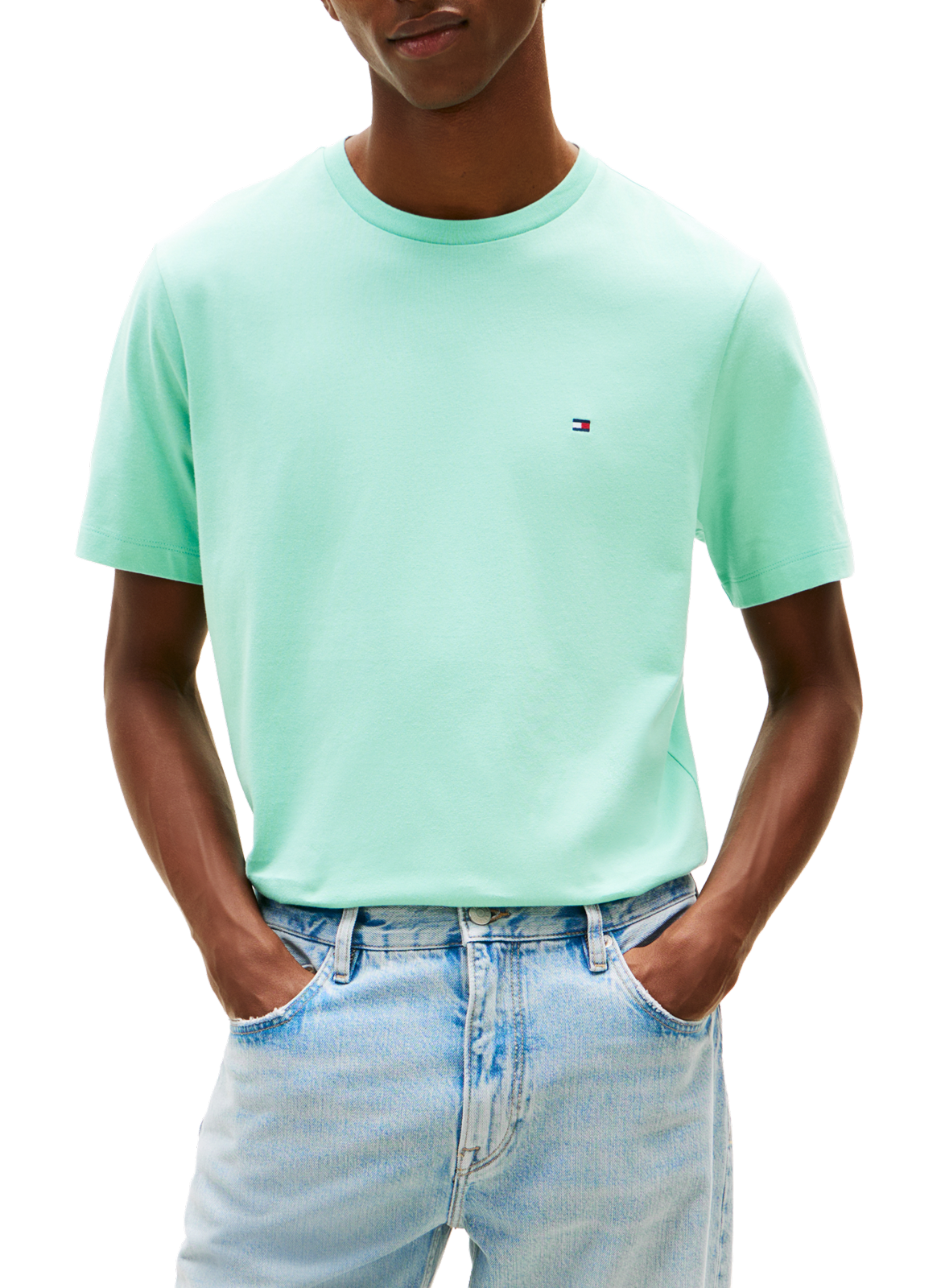 Classic Cotton T-Shirt TOMMY HILFIGER Blue