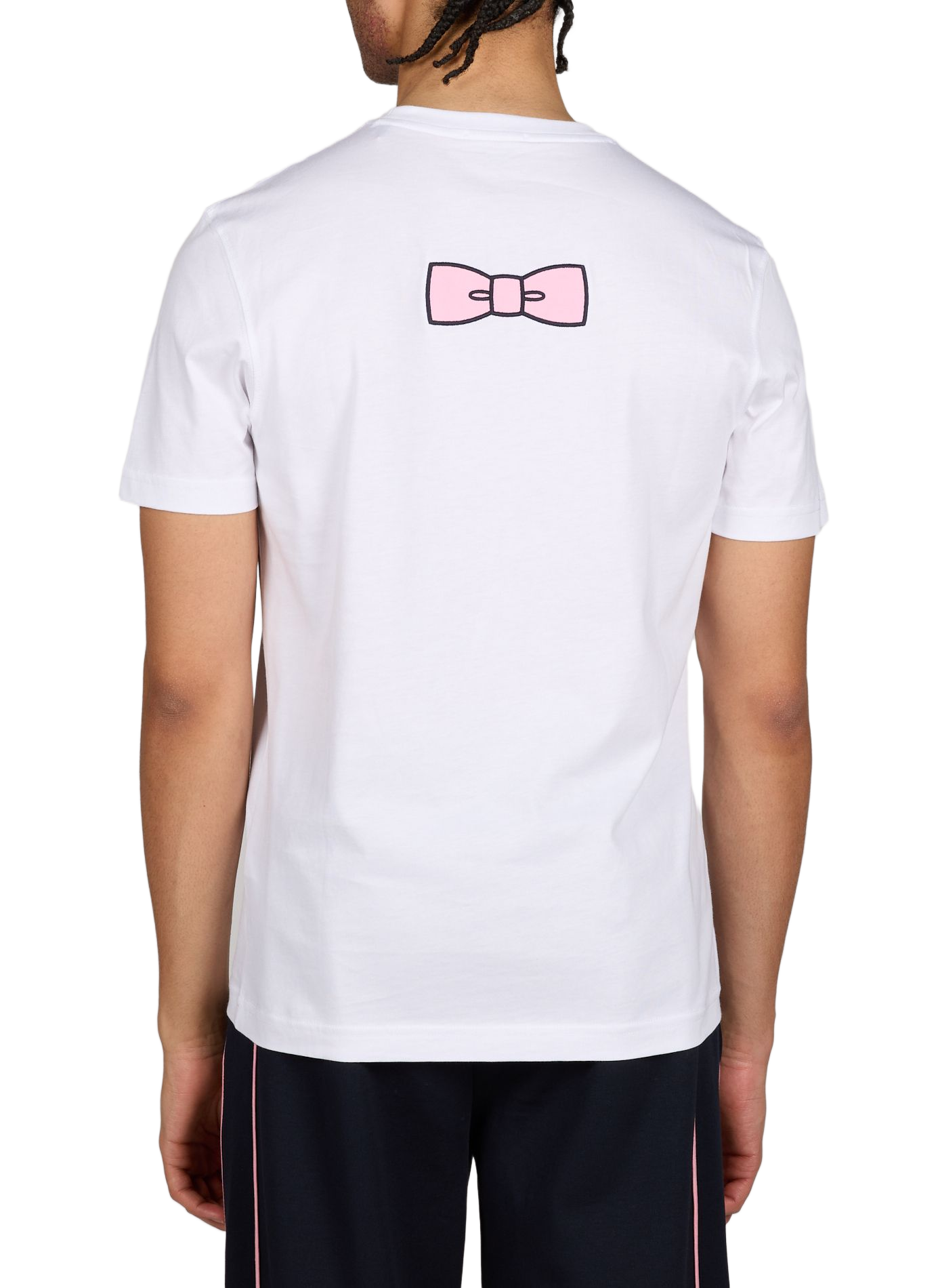 Tee-shirt uni à logo brodé poitrine EDEN PARK Blanc