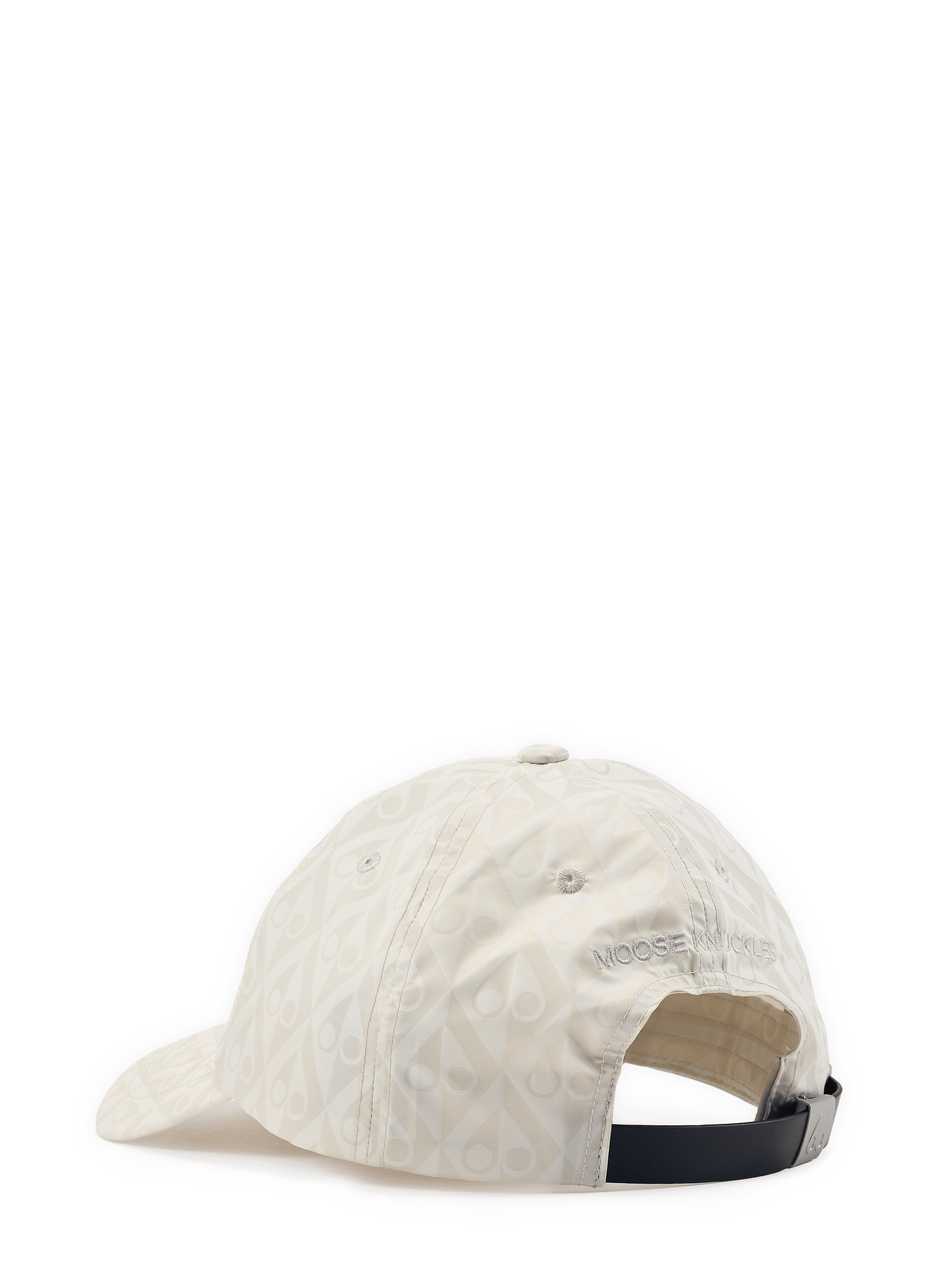 Casquette imprimée à monogramme MOOSE KNUCKLES Gris