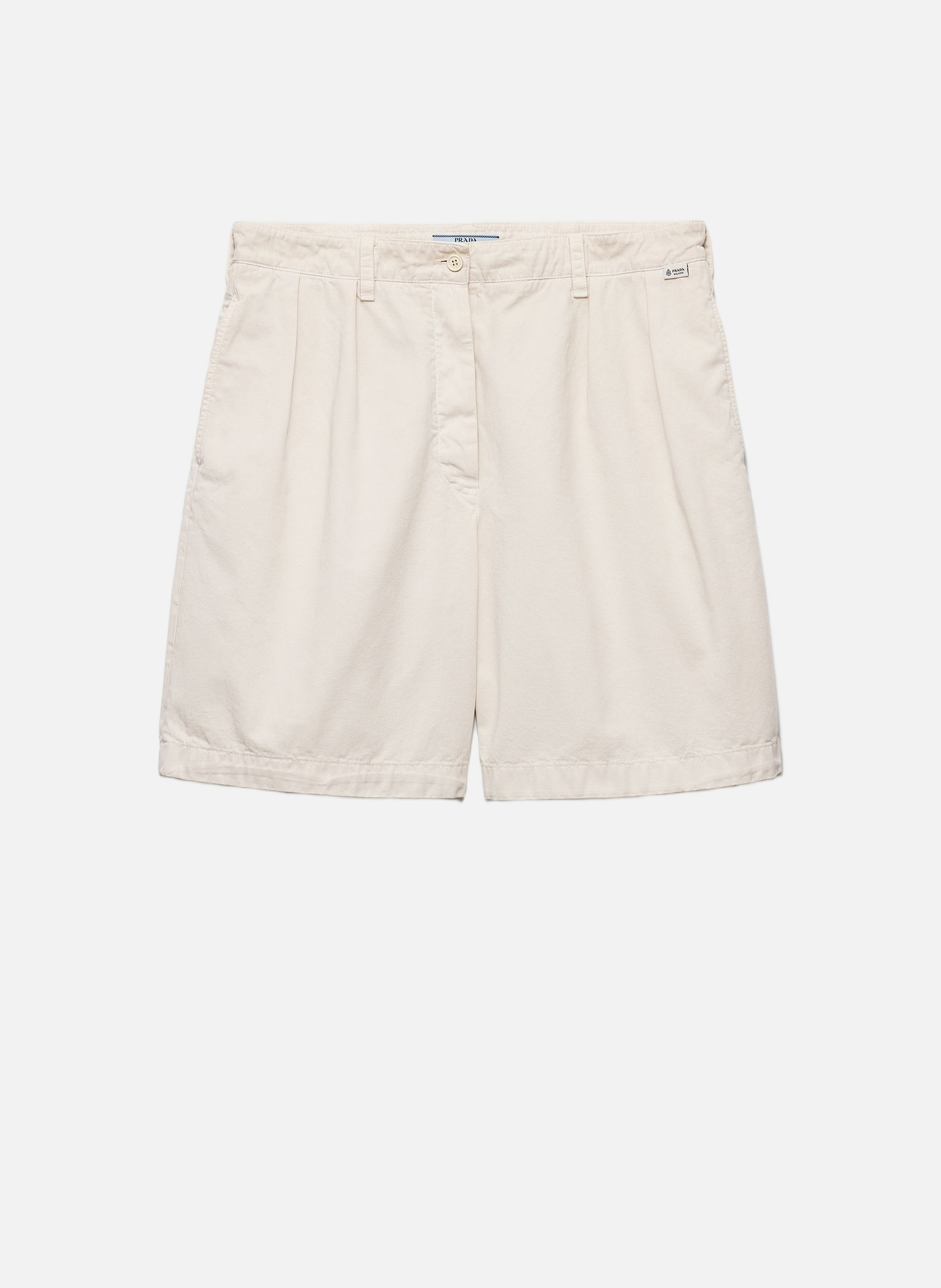Bermuda en gabardine ancienne PRADA Beige