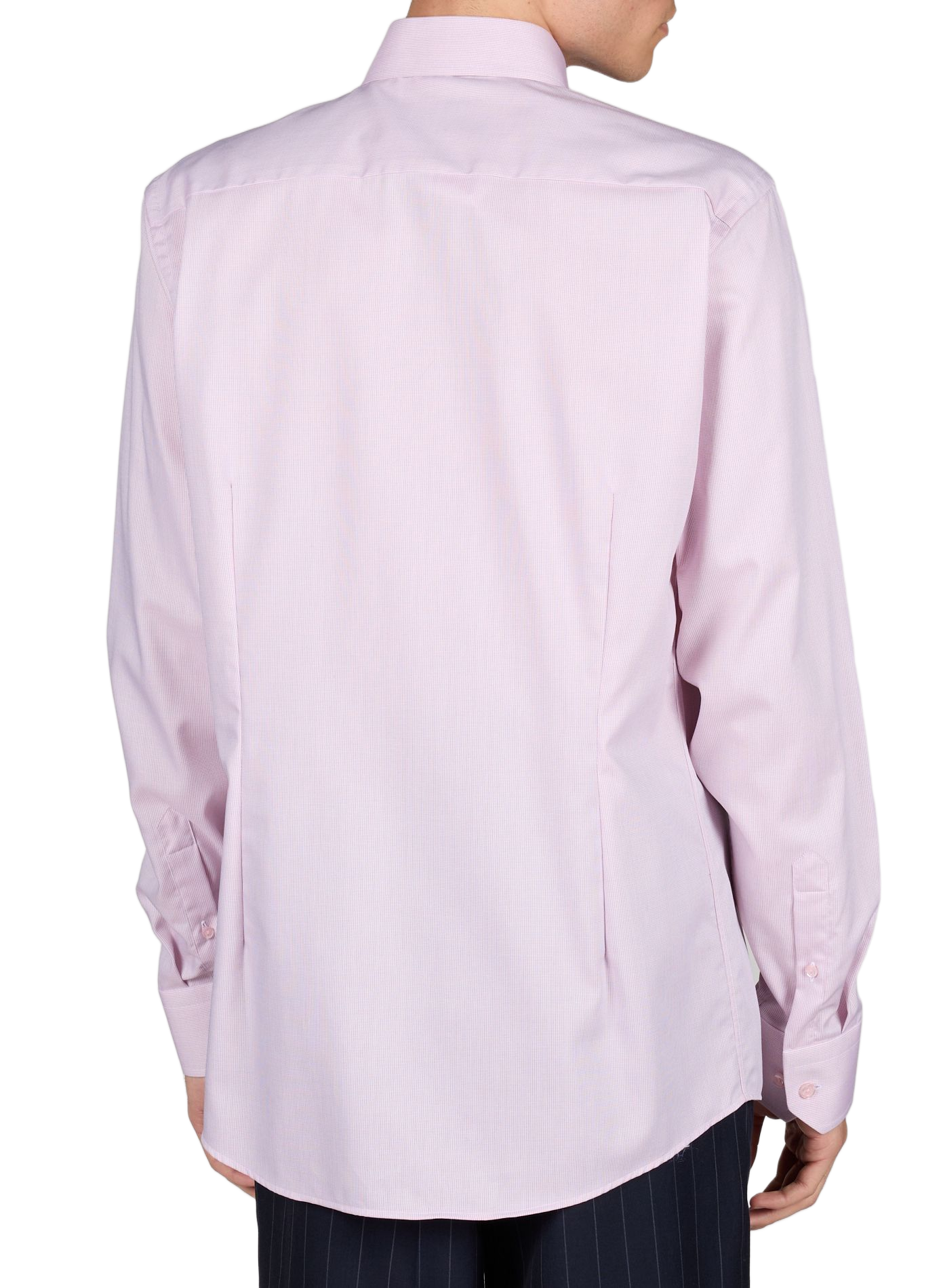 Printed straight cotton shirt ETON Pink