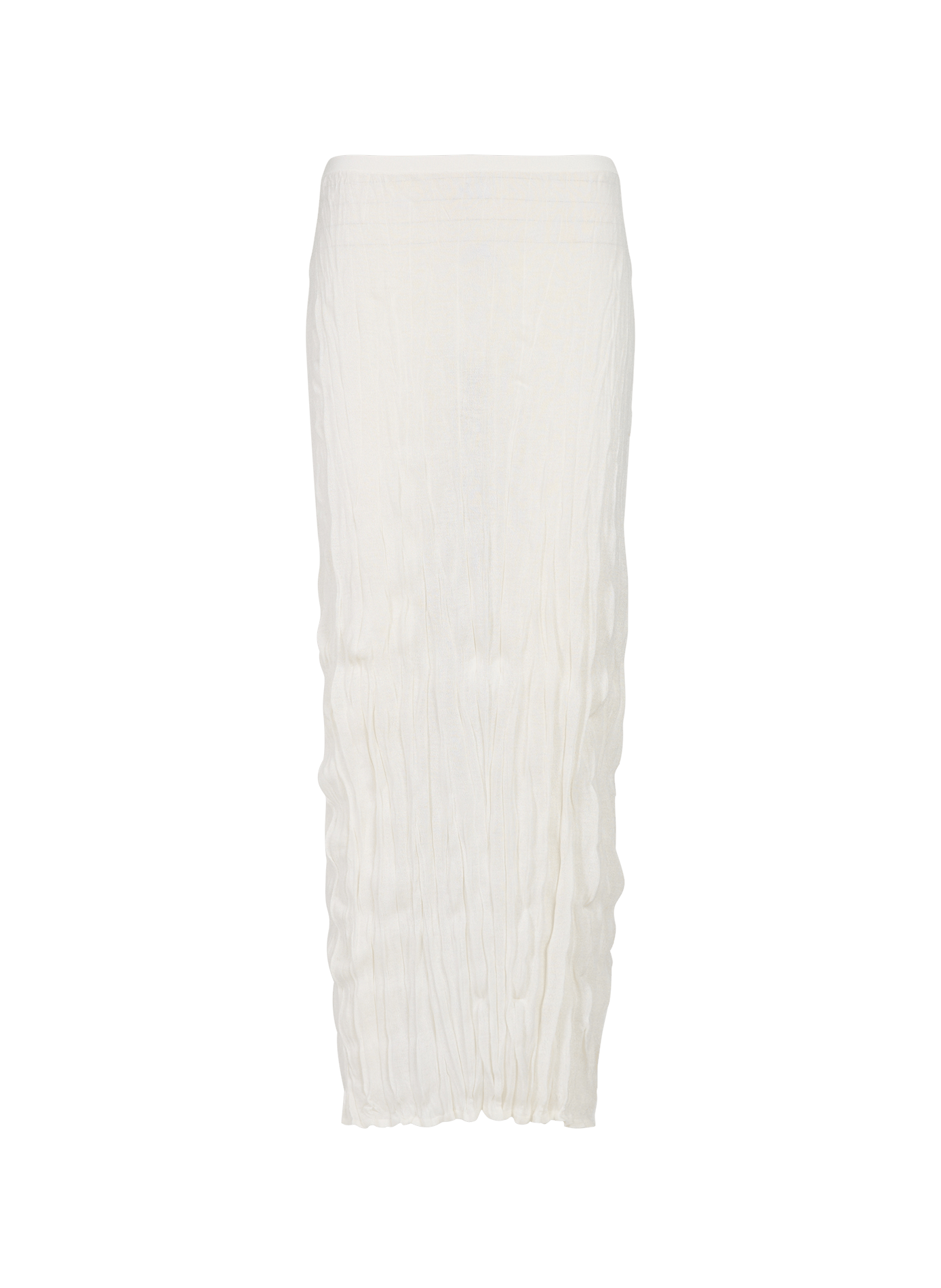 Jupe crayon froissée TOTEME Blanc