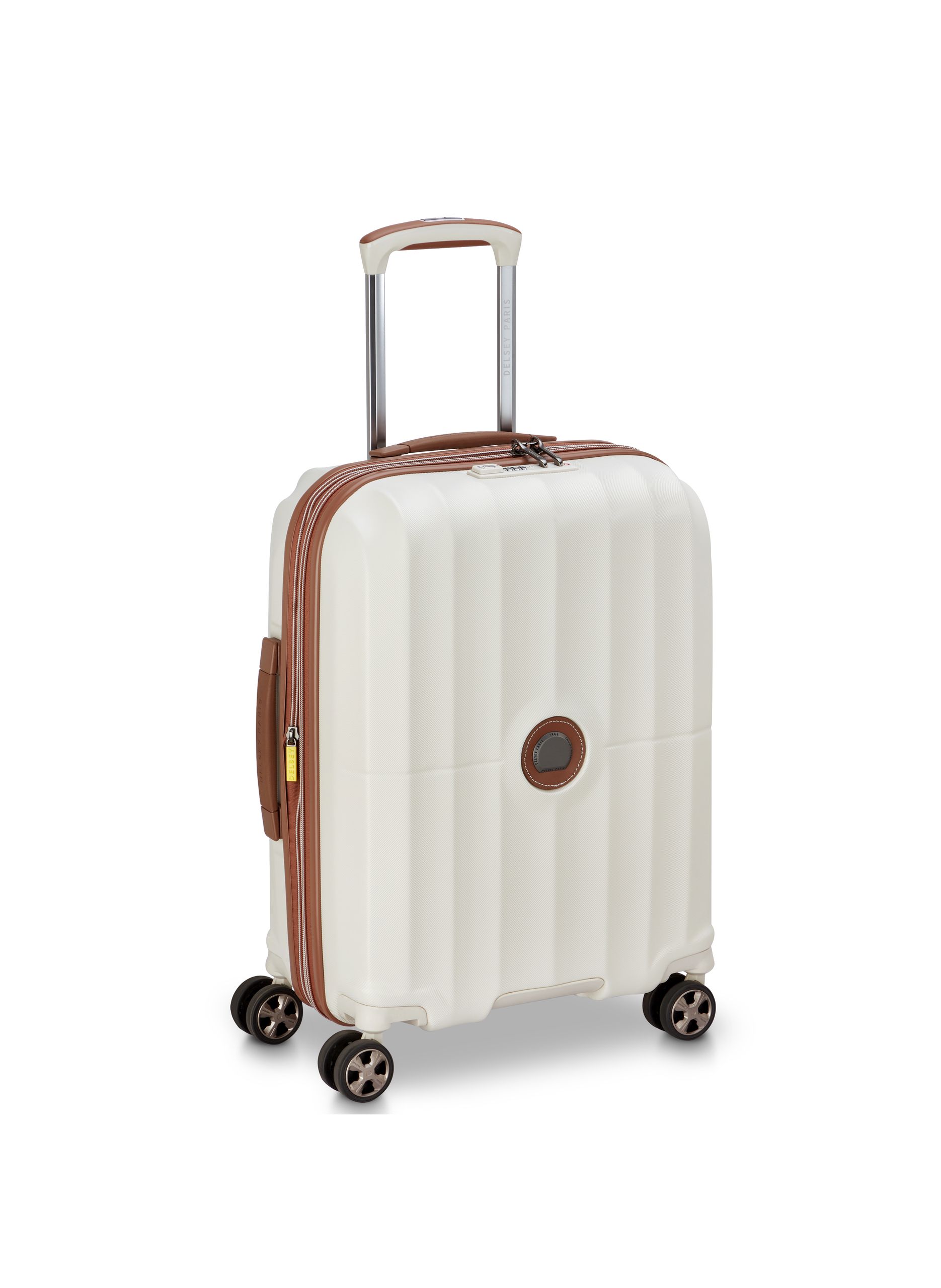 Valise cabine rigide taille s - carrousel 2 DELSEY PARIS Beige