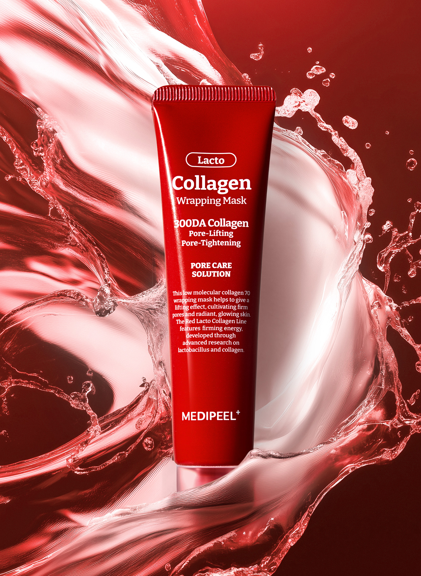 Rode Lacto Collageen Verpakkingsmasker MEDIPEEL No color