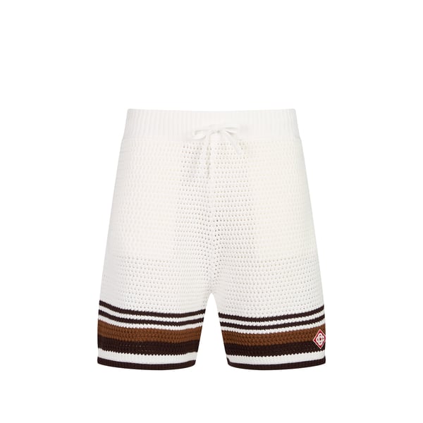 Short en maille en coton Short en maille en coton
