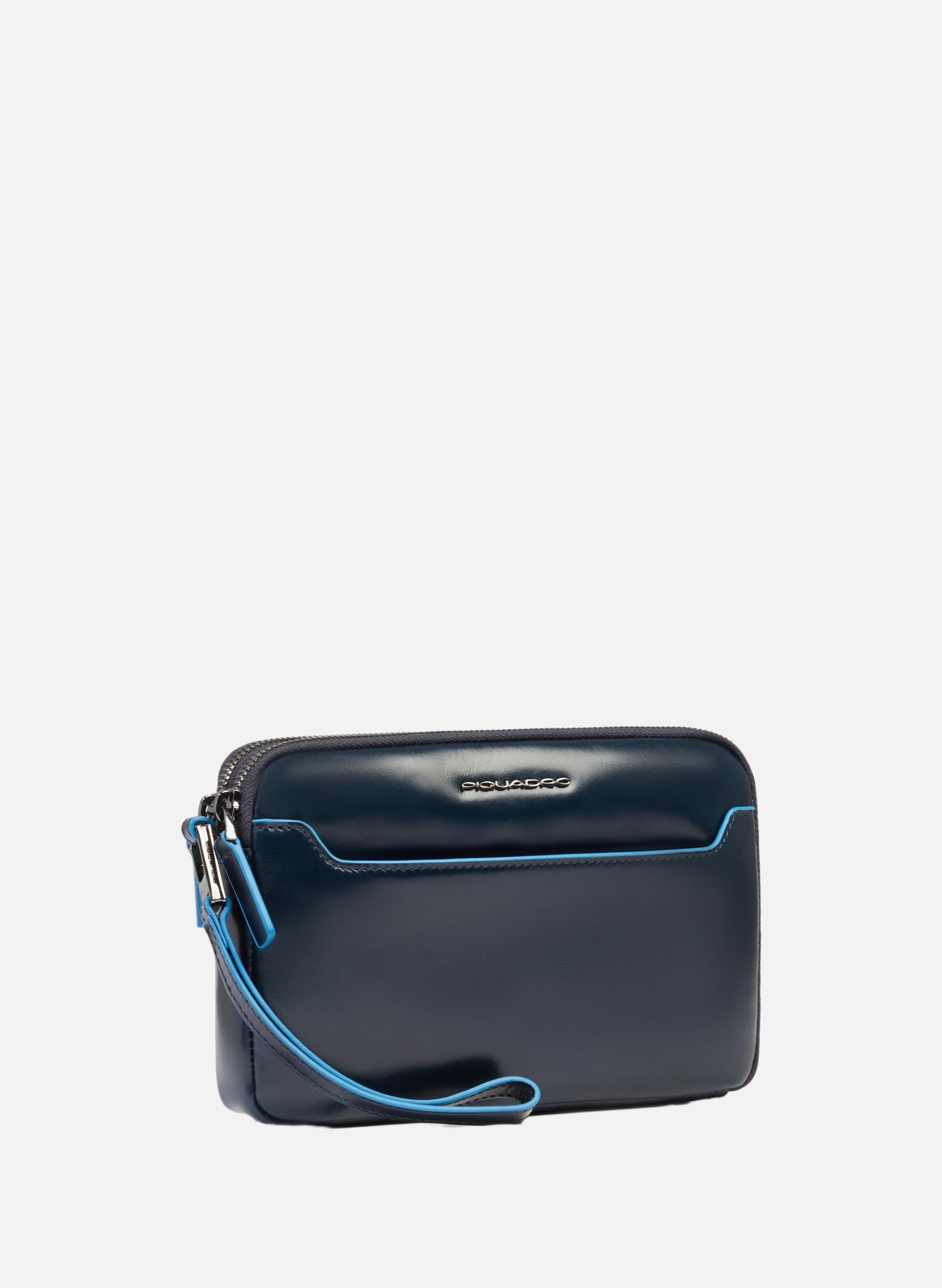 Handtas met drie compartimenten | Blauw PIQUADRO Dames