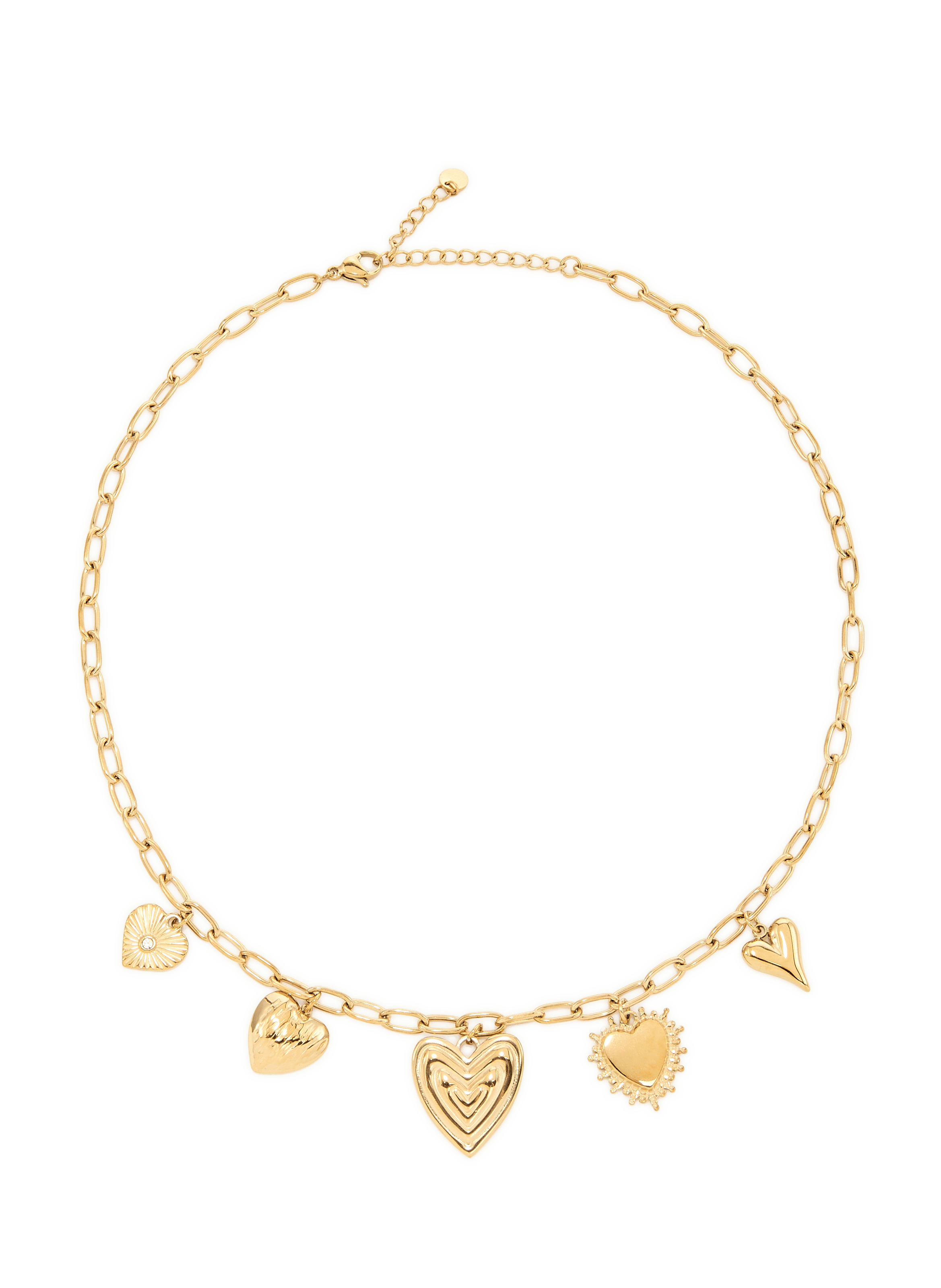 Collier avec charms AU PRINTEMPS PARIS Doré