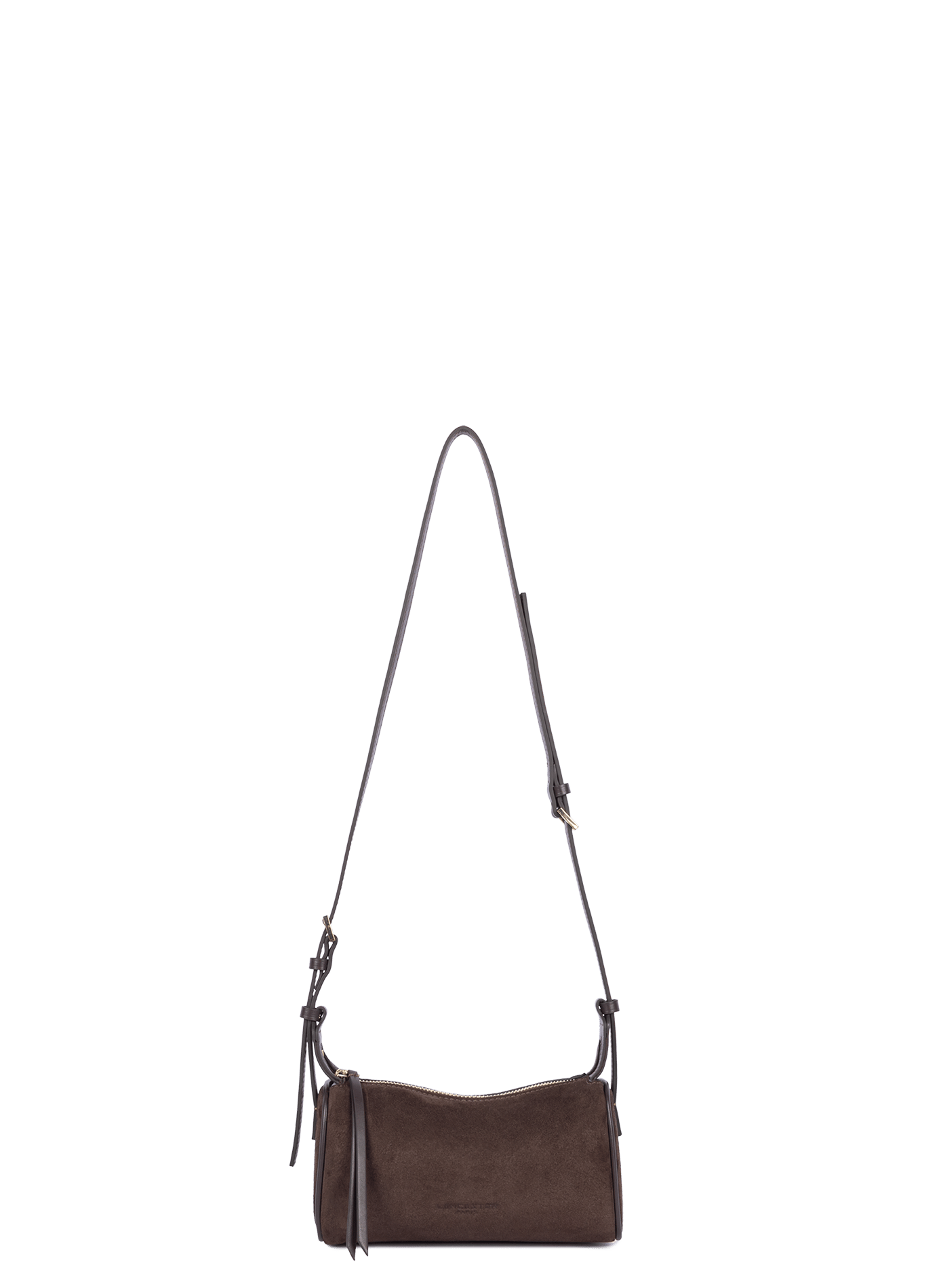 Petit sac rectangle - suède | Marron LANCASTER Femme