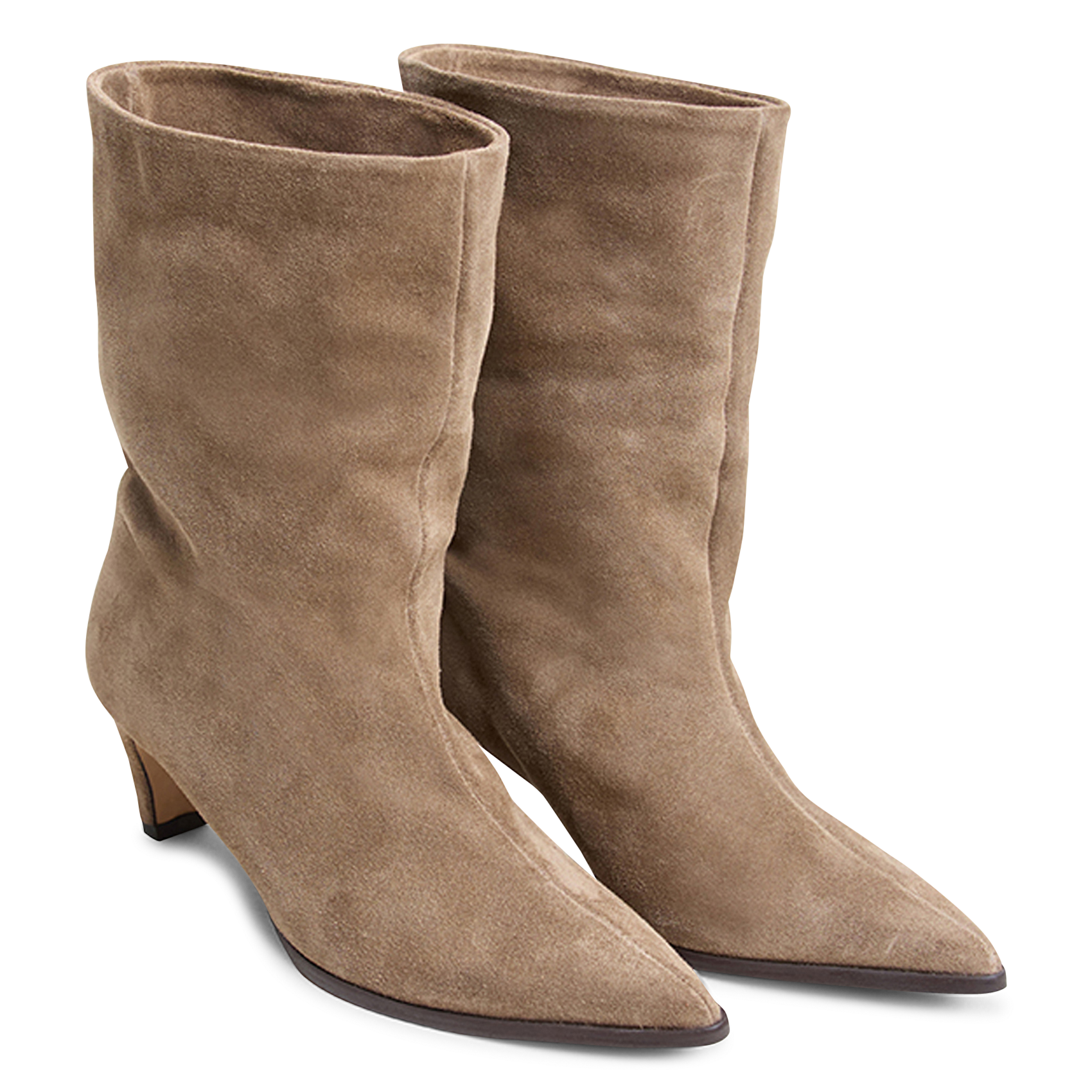 Bottines en cuir py JONAK Marron