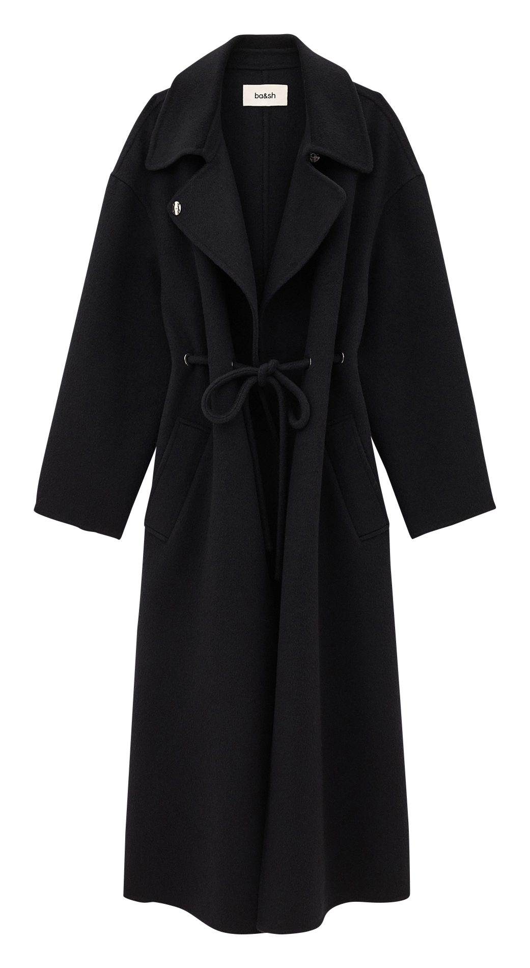 Manteau cintré en laine mélangée kate | Bleu BA&SH Femme