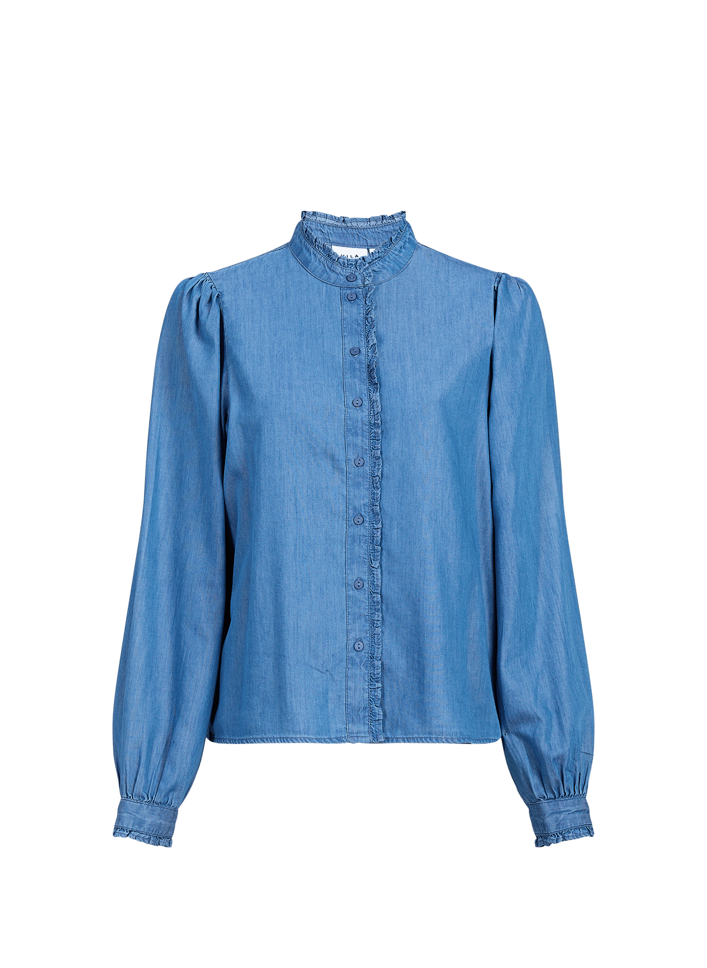 Loose-fitting shirt in blended cotton VILA Blue