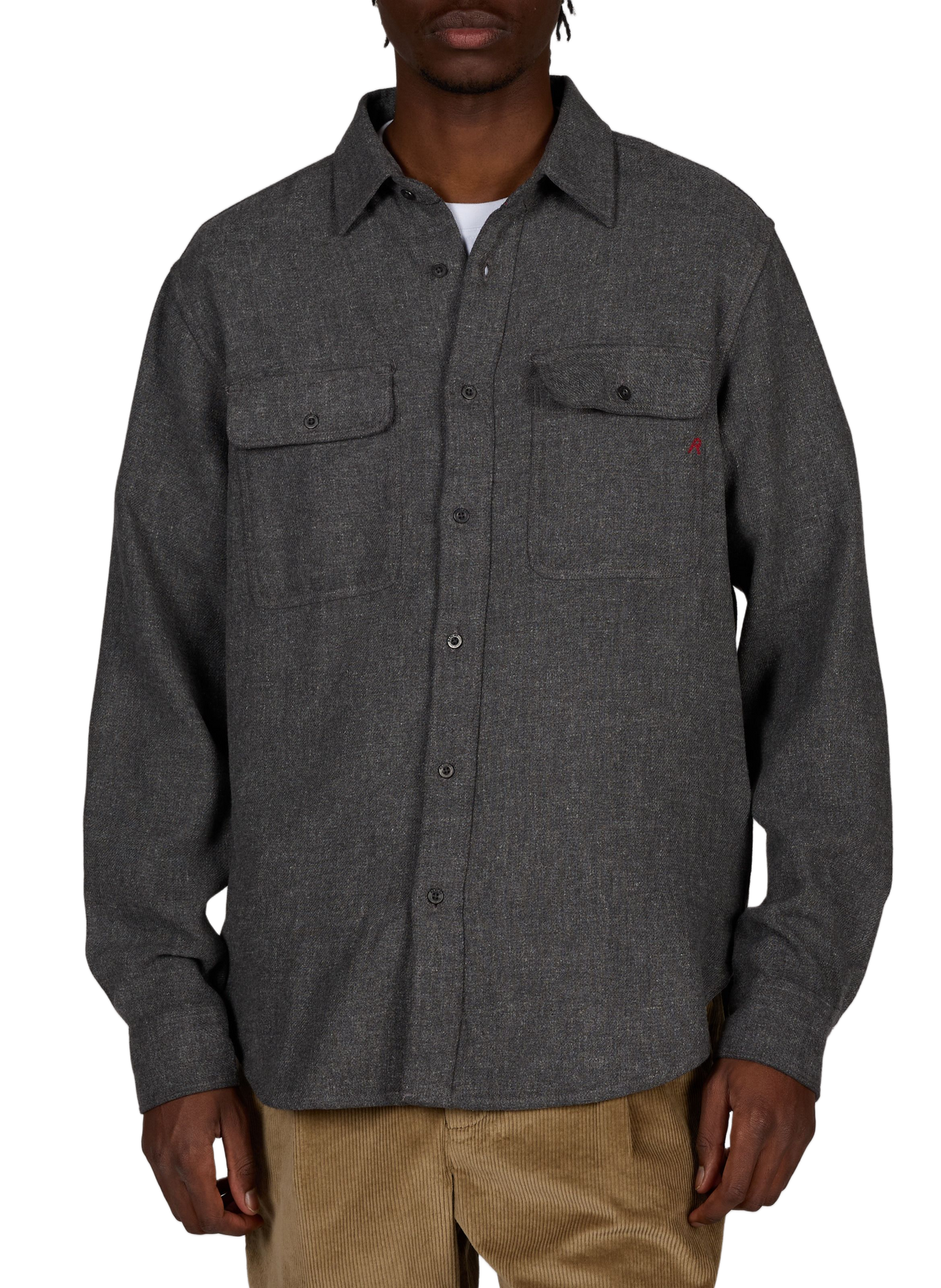 Straight cotton shirt REPLAY Beige