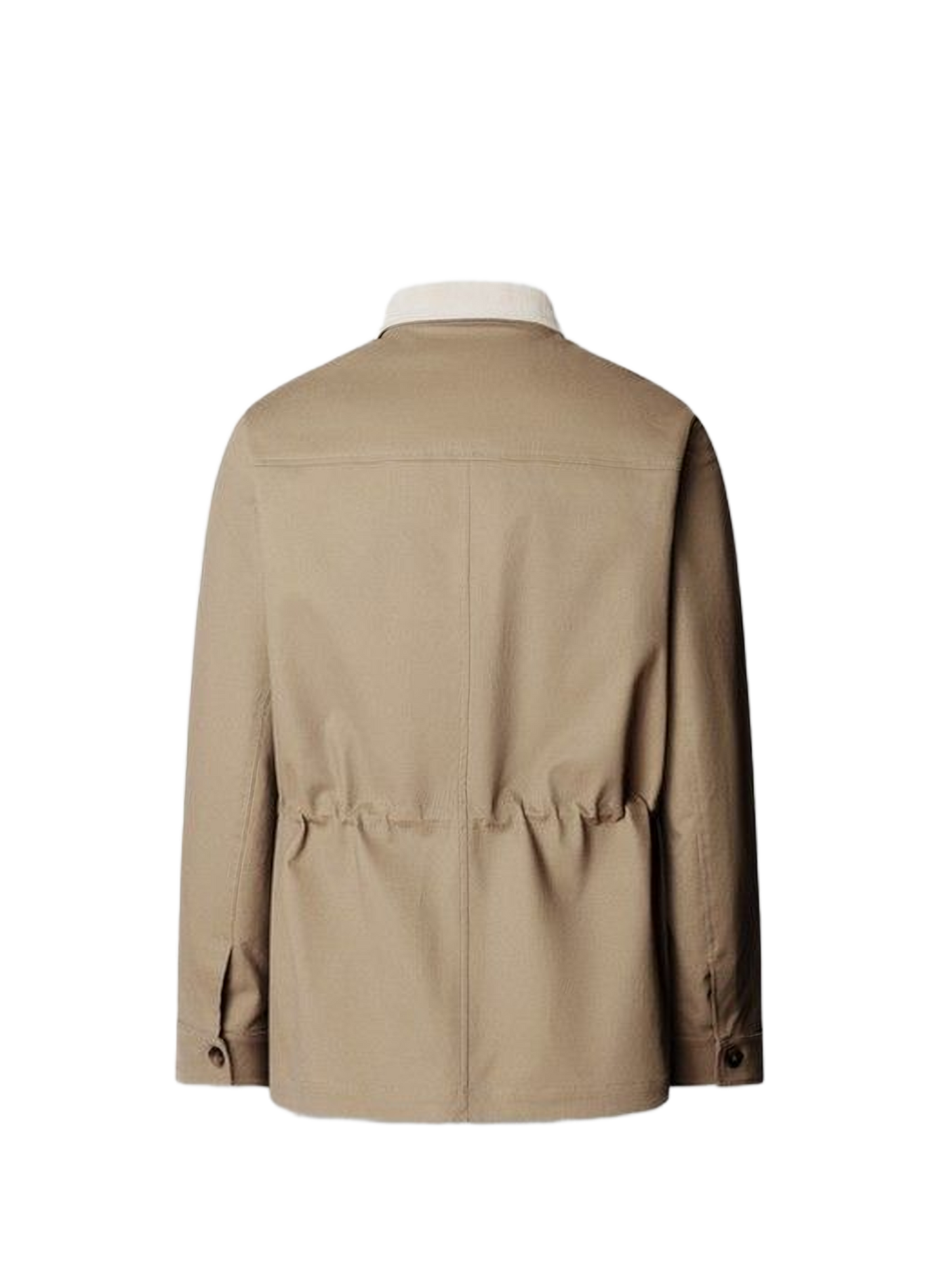 Oversized denim jacket FACONNABLE Beige