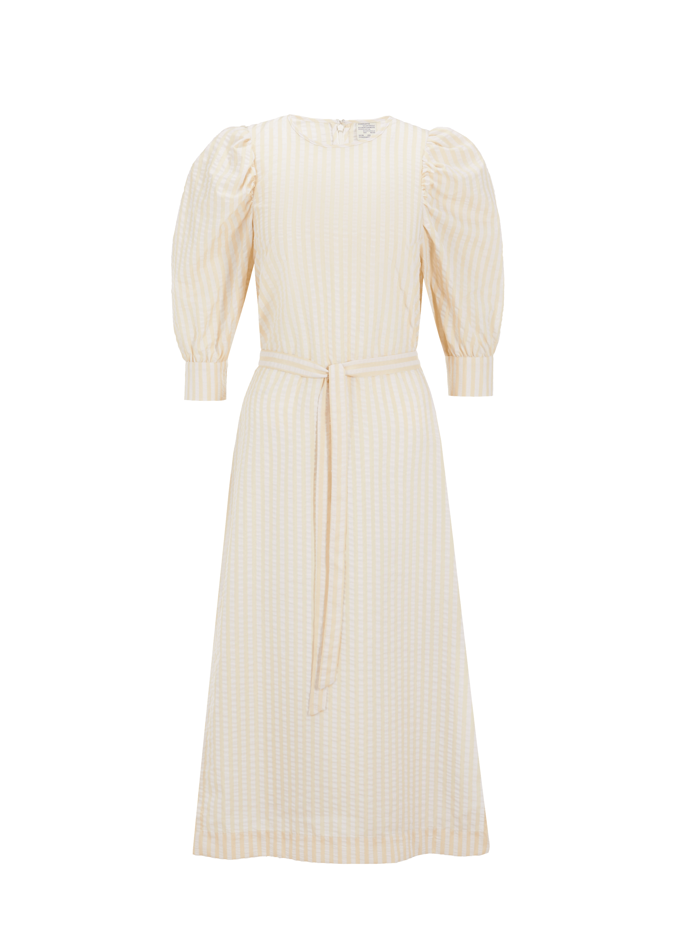 BAUM UND PFERDGARTEN Alya recycled polyester-blend midi dress Beige