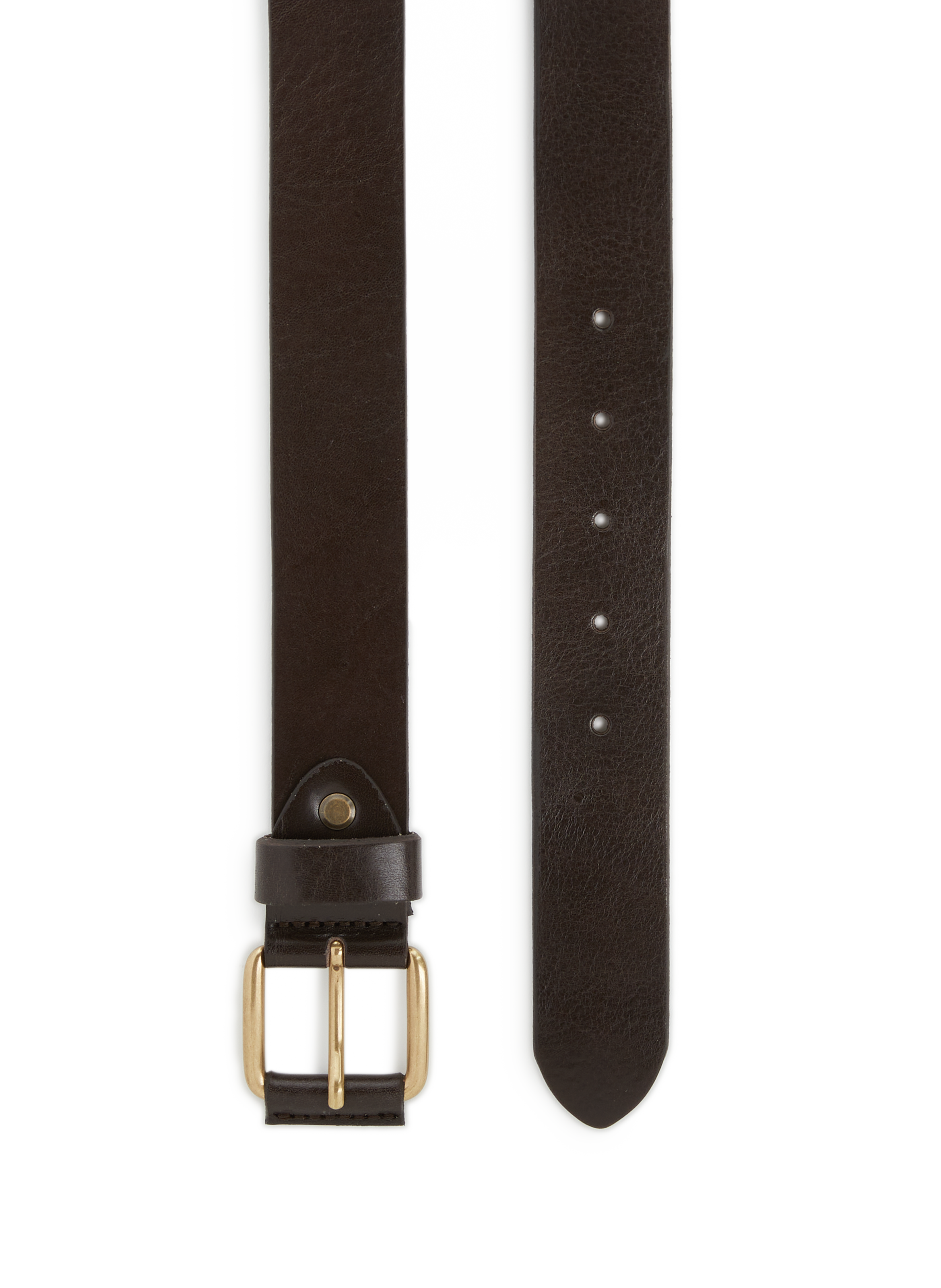 Ceinture en cuir  AU PRINTEMPS PARIS Marron