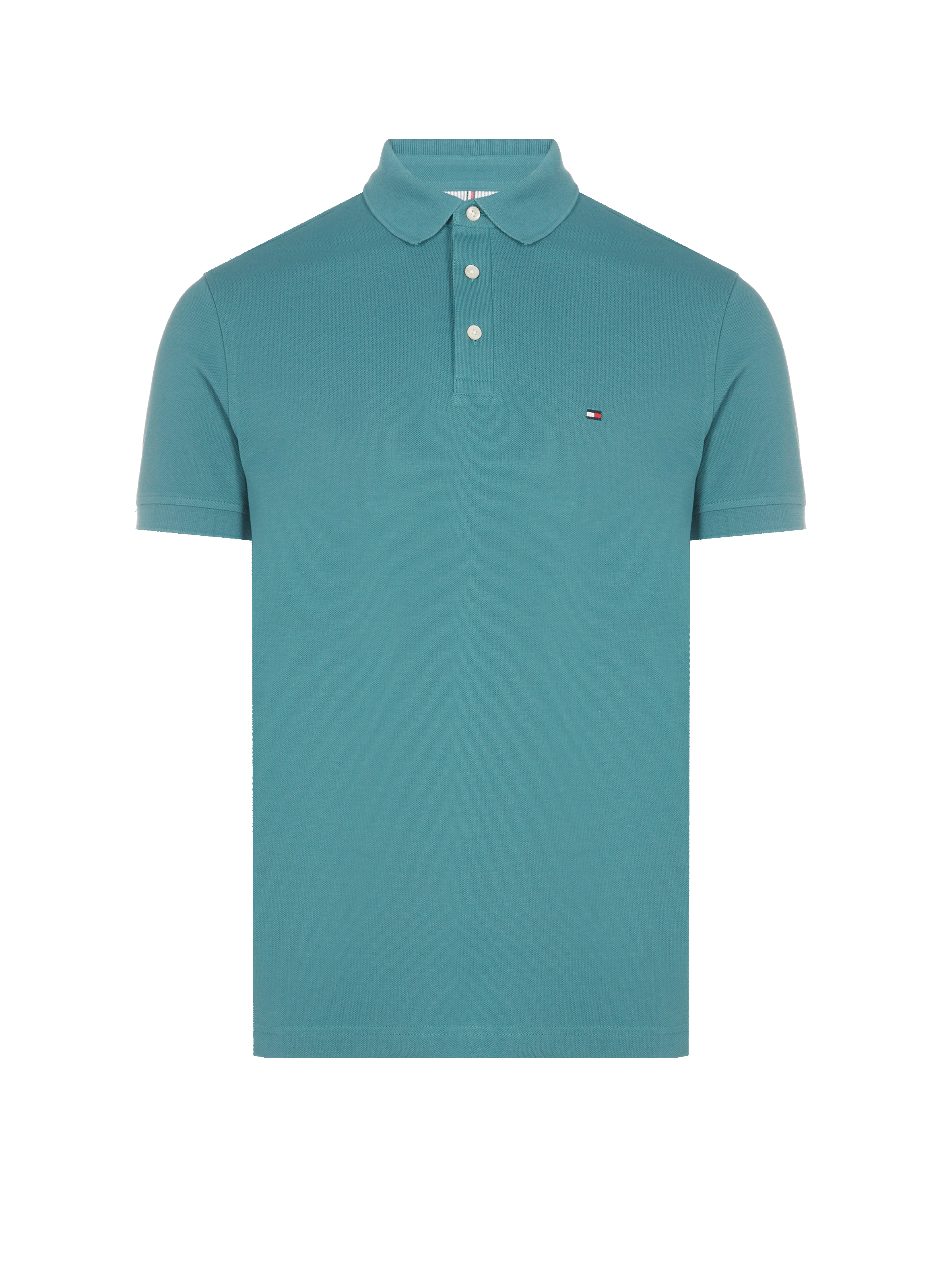 Polo slim en piqué de coton organique