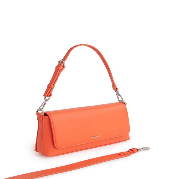 Calvin Klein Baguette Handbag In Orange