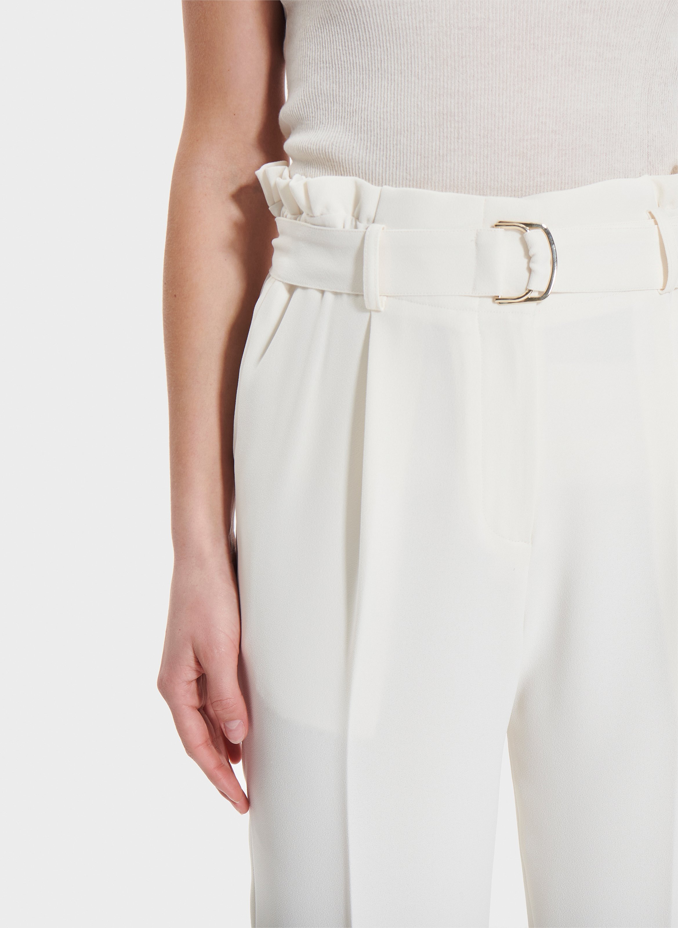 Pantalon droit patricia ZAPA Blanc