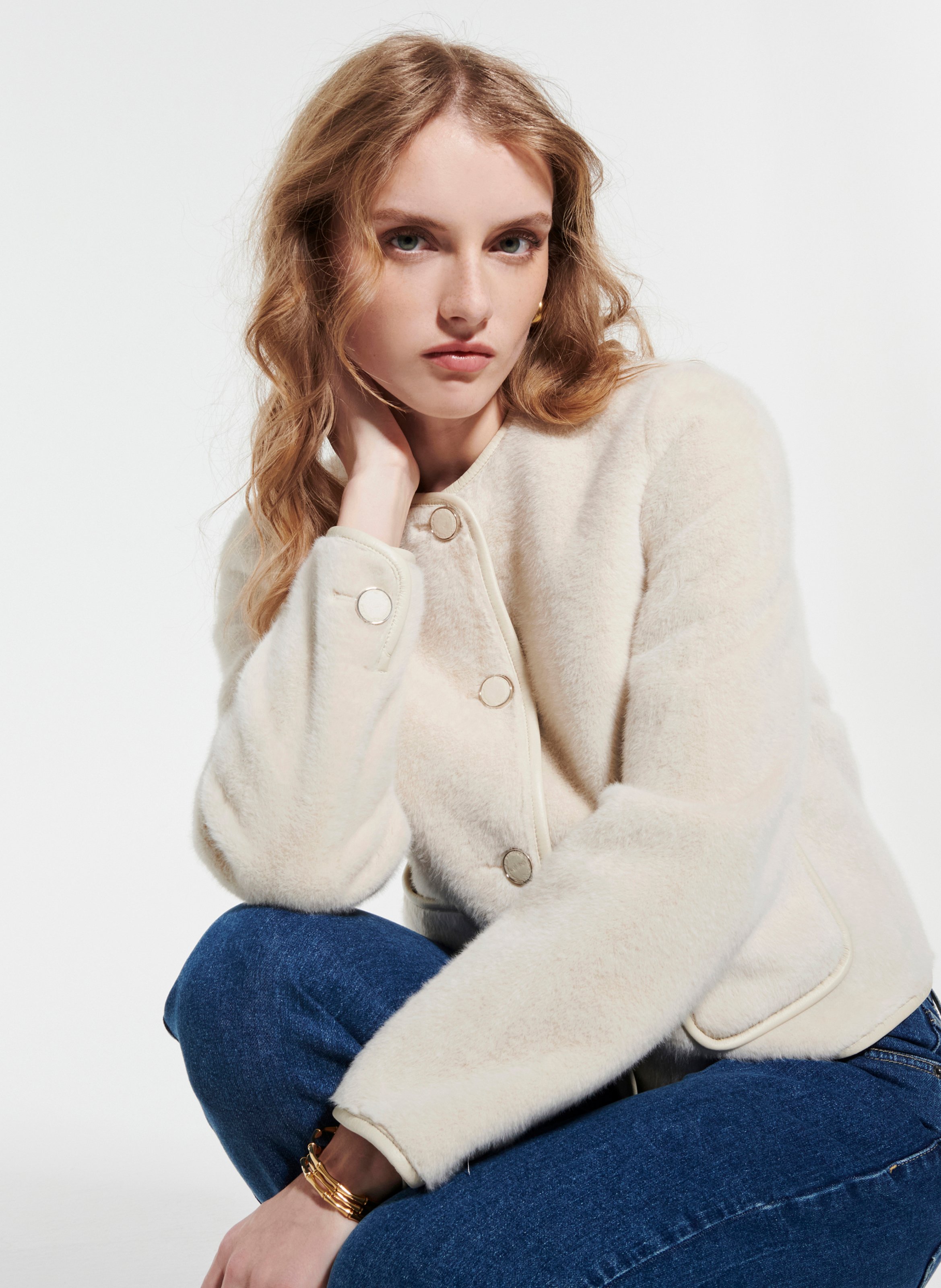 Veste  verveine ZAPA Blanc