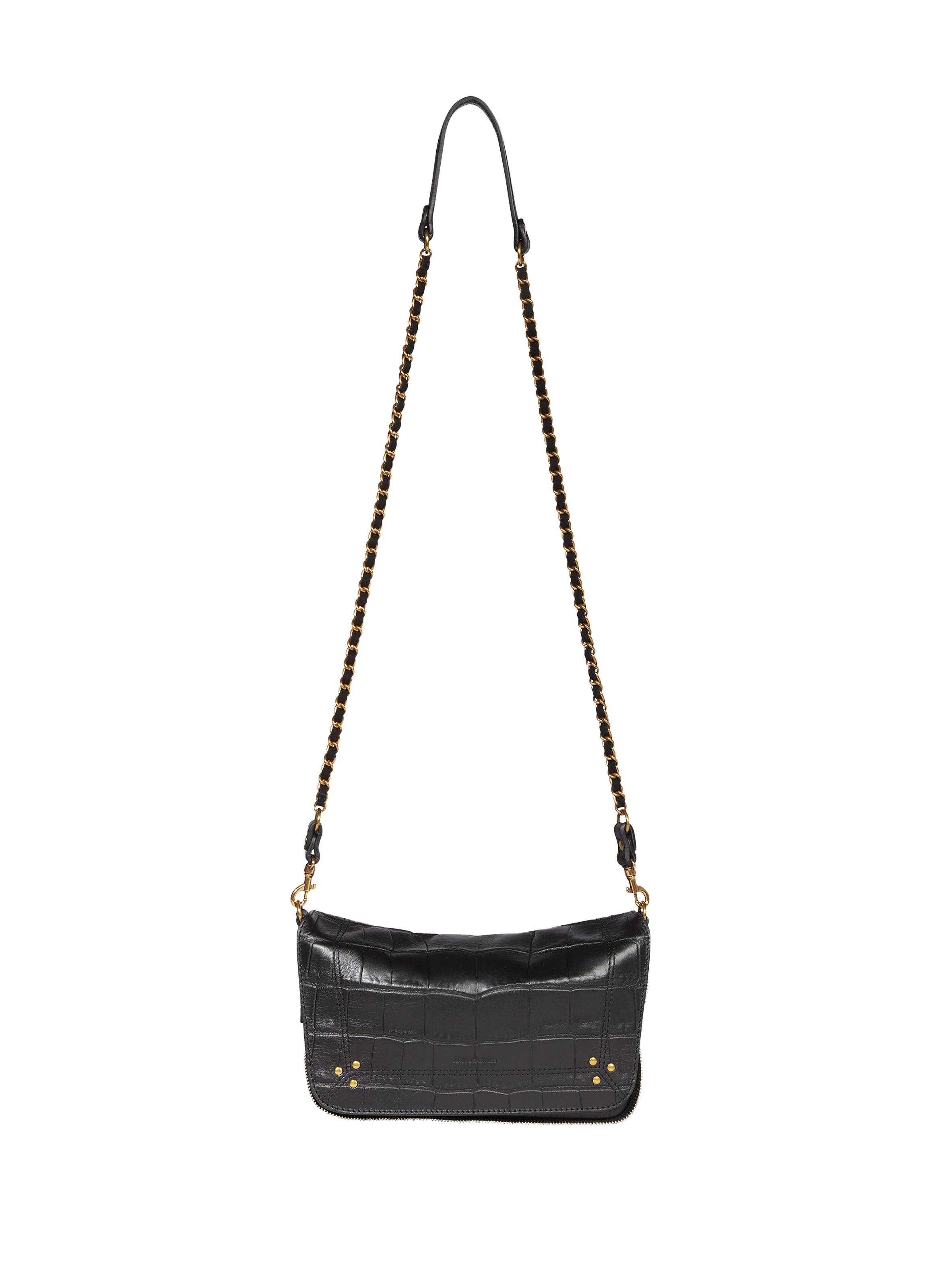 Sac à bandoulière Bobi S en cuir de vachette JÉRÔME DREYFUSS Noir