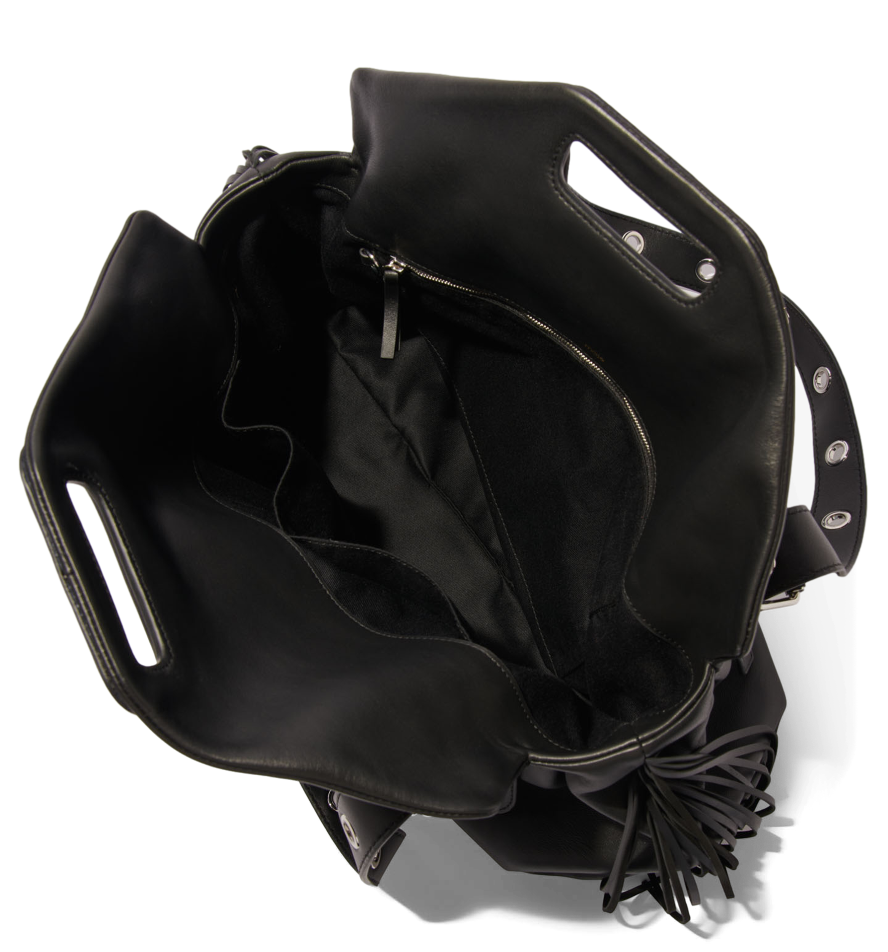 Grand sac shopping en cuir miss m xl MAJE Noir