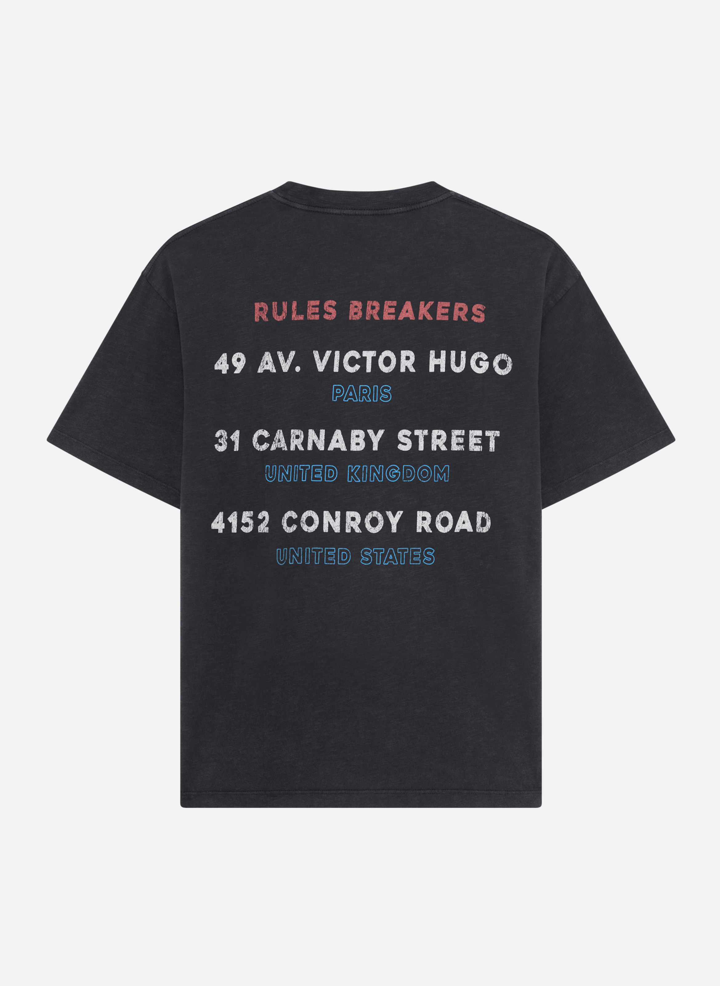 T-shirt avec sérigraphie 'rules breakers' THE KOOPLES Noir