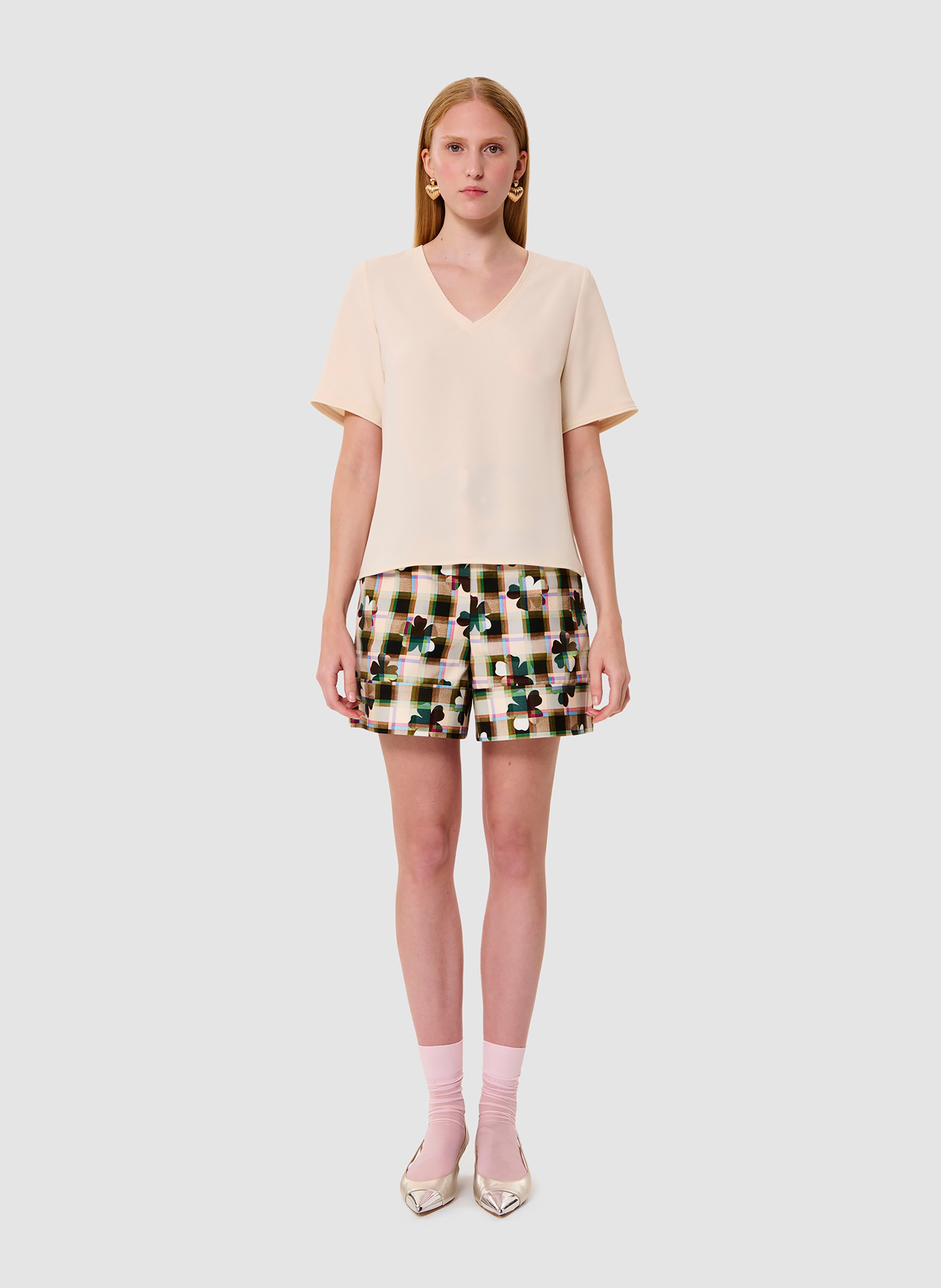 Top toscane TARA JARMON Blanc