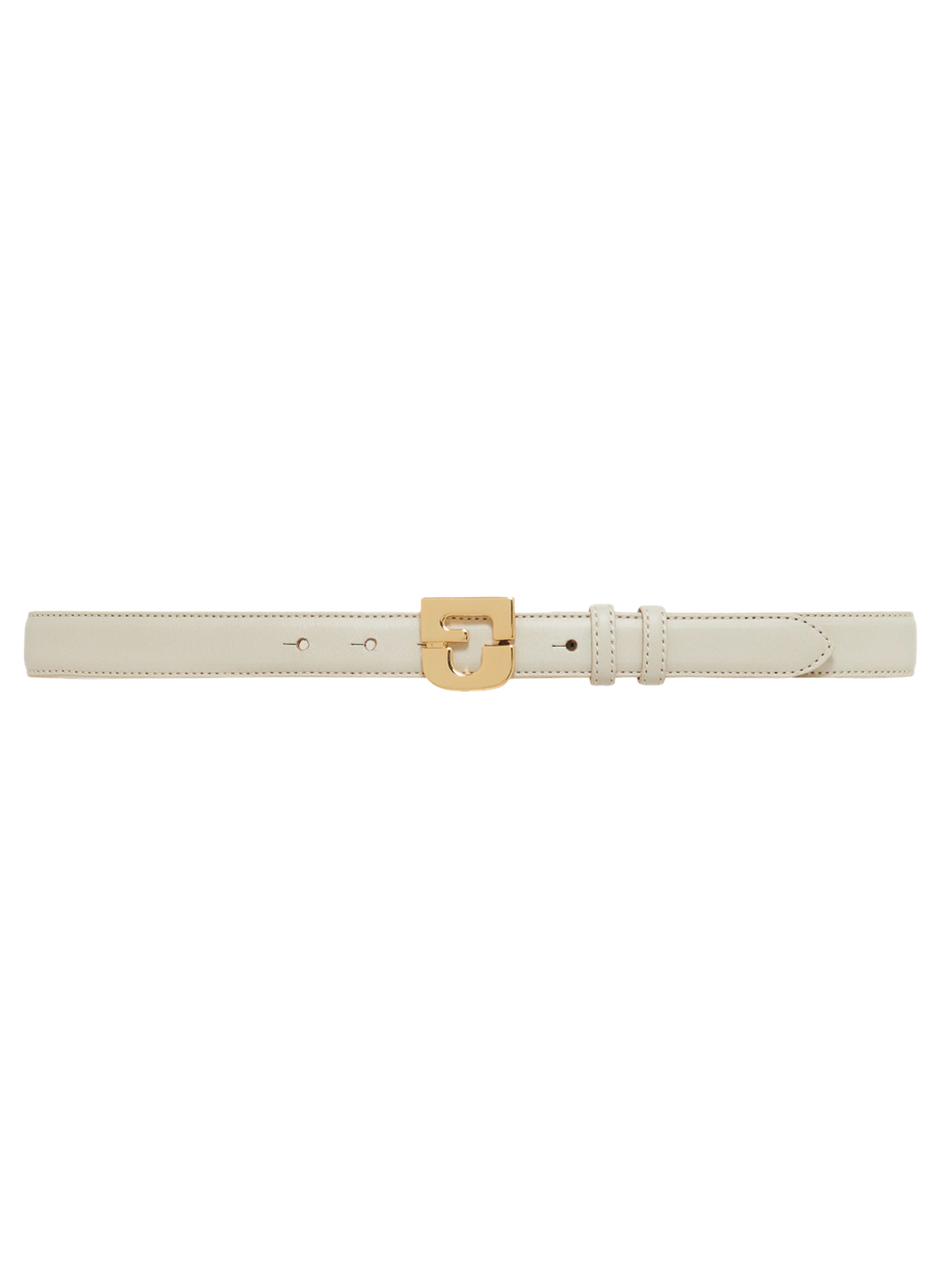 Ceinture signature en cuir - lauren GERARD DAREL Beige