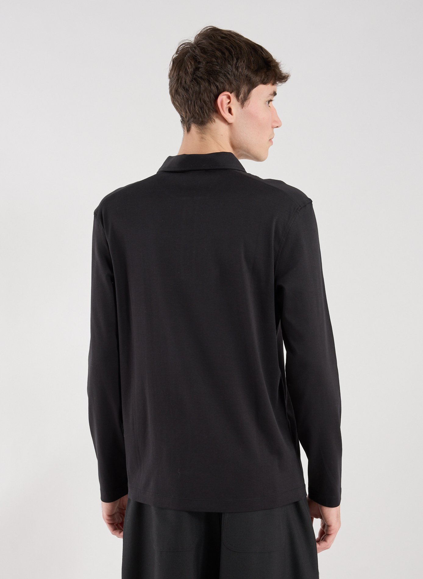 Wool zip-neck jumper STRELLSON Black