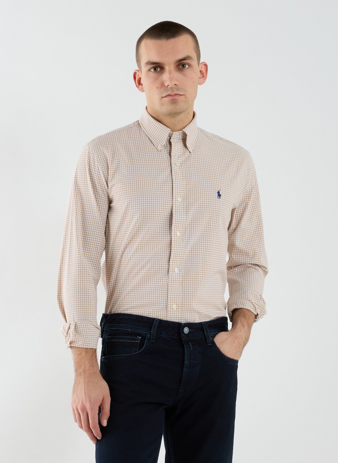 Check cotton Shirt POLO RALPH LAUREN Khaki