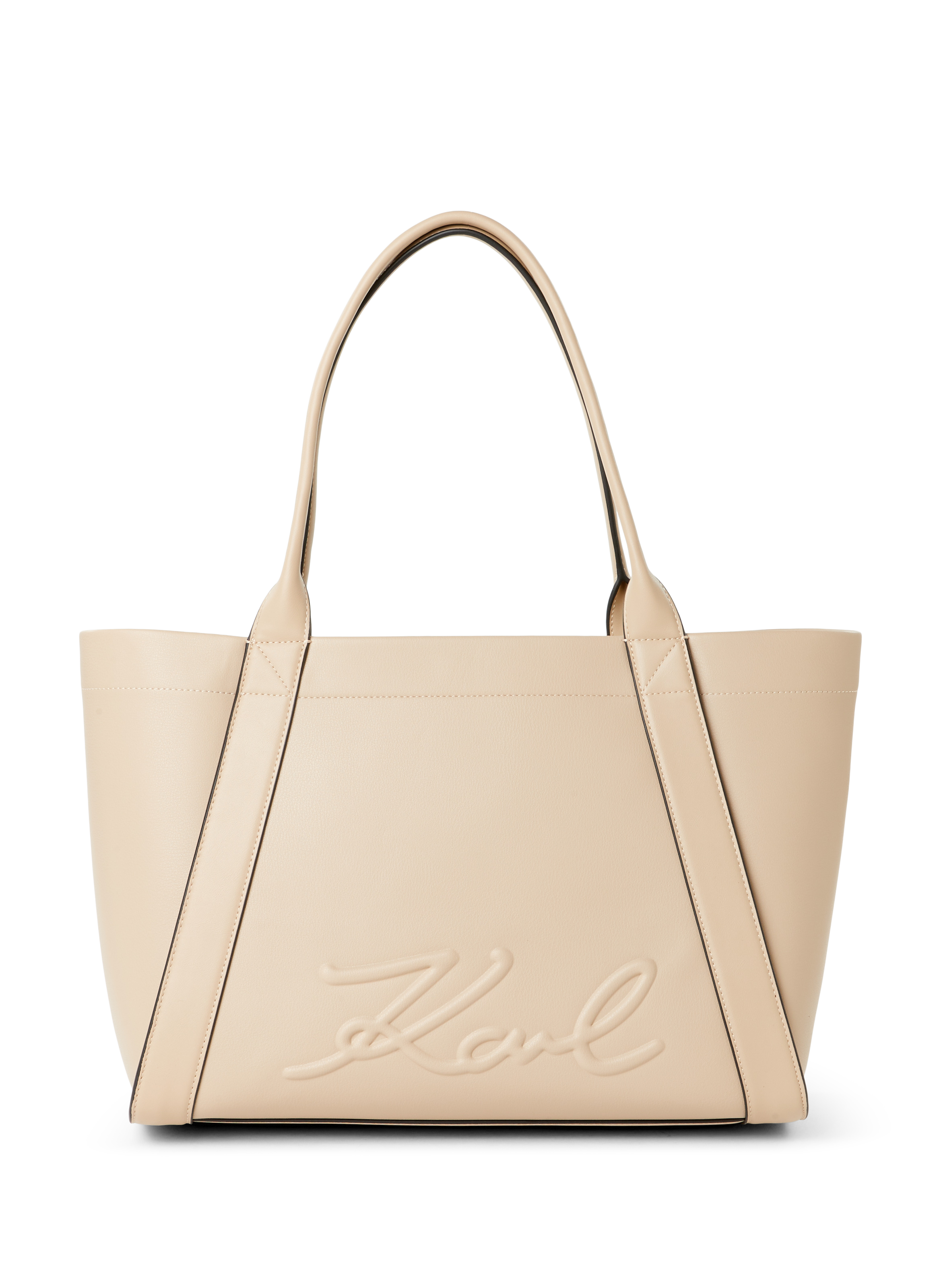 Sac épaule uni KARL LAGERFELD Beige