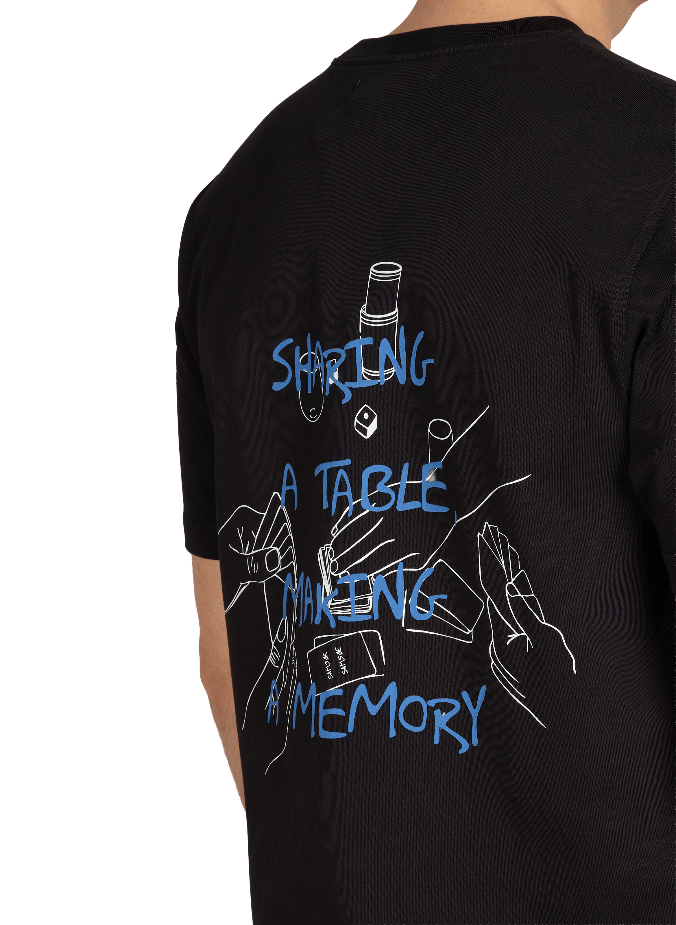 T-shirt Sacards en coton biologique SAMSOE SAMSOE Noir