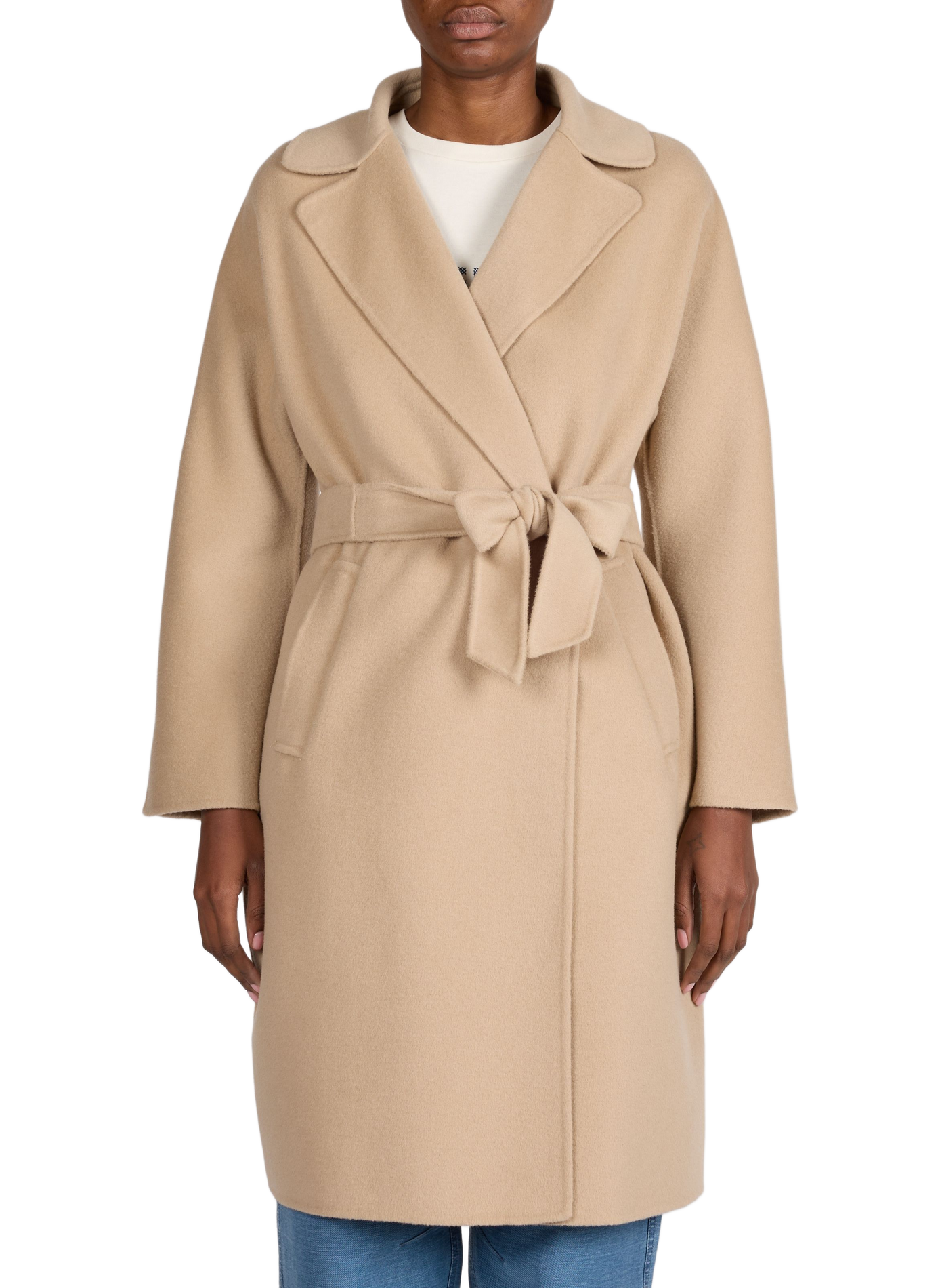 Wool blend Coat WEEK END Brown