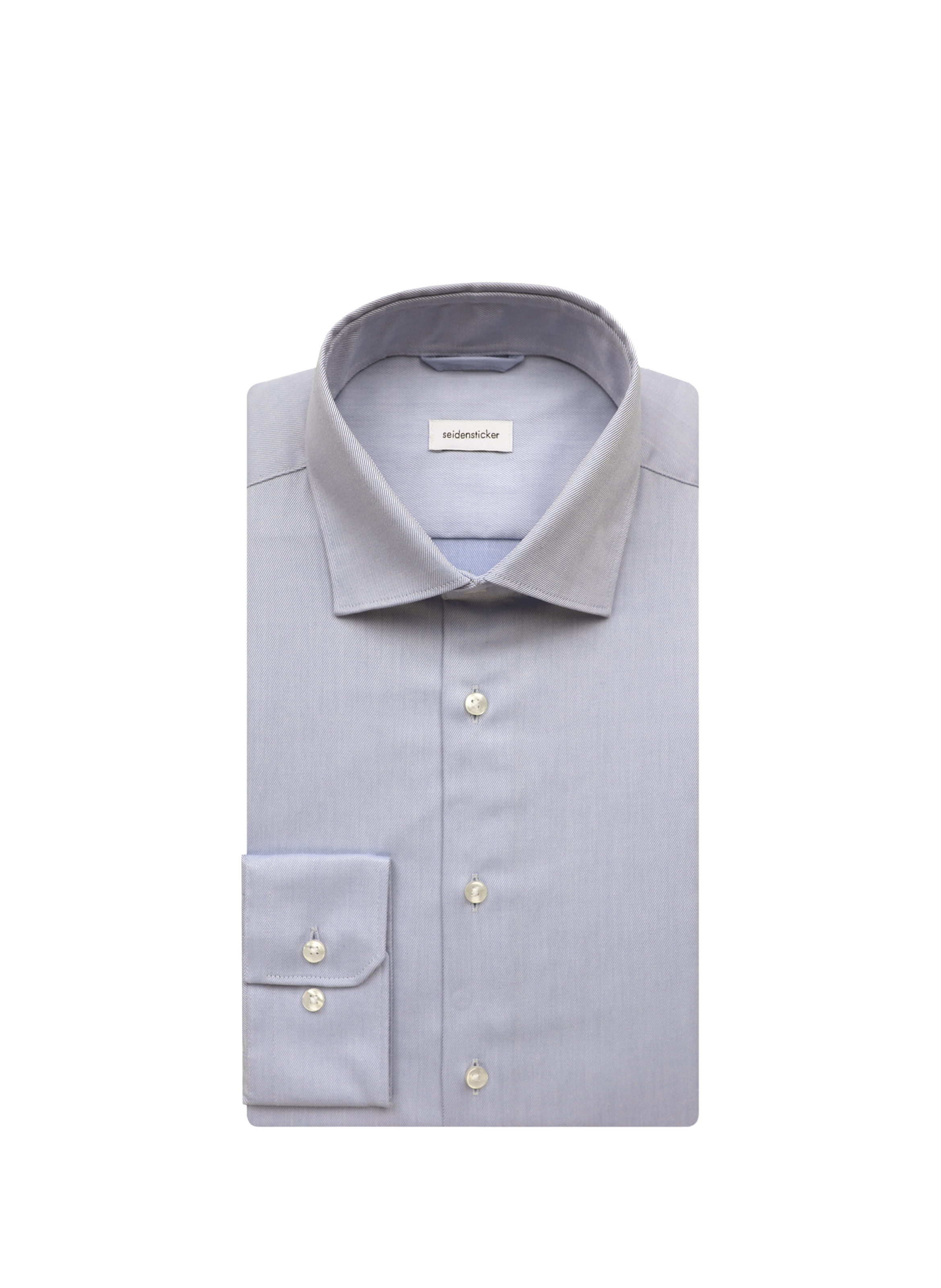 Chemise slim en coton SEIDENSTICKER Bleu