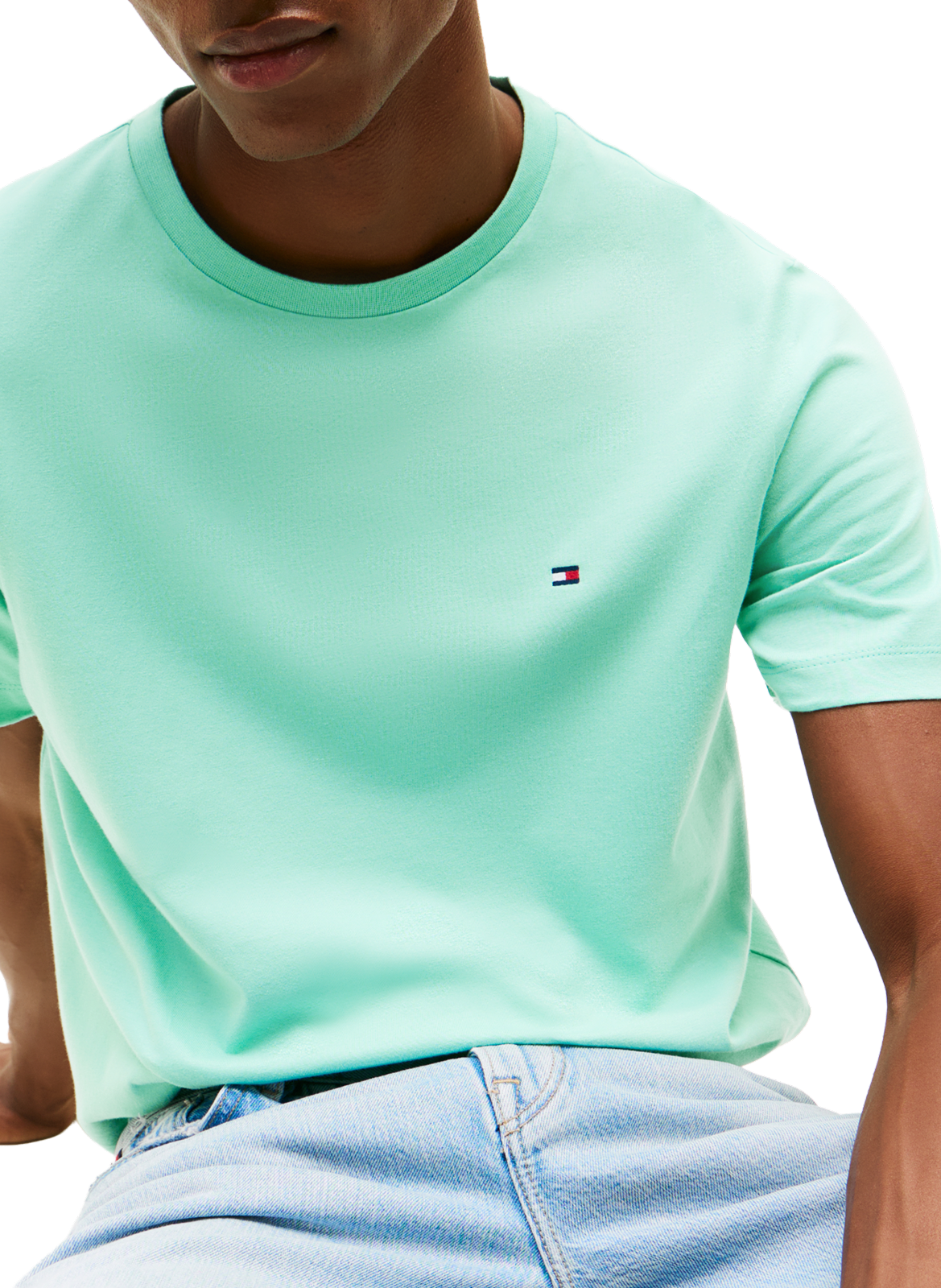 Classic Cotton T-Shirt TOMMY HILFIGER Blue