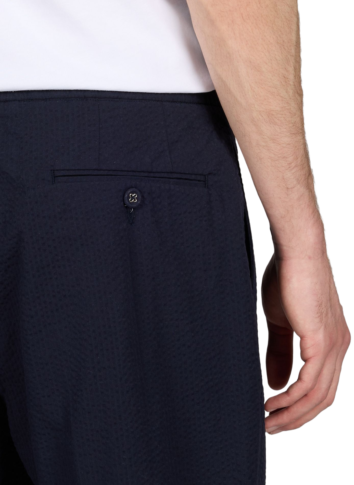 Tapered cotton trousers OFFICINE GENERALE Blue