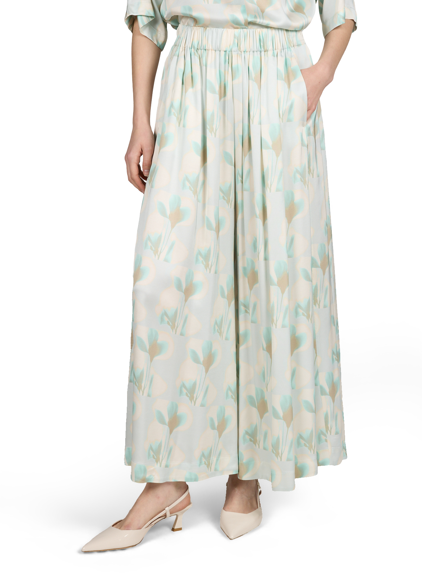 Pantalon large imprimé Talini BOSS Multicolore