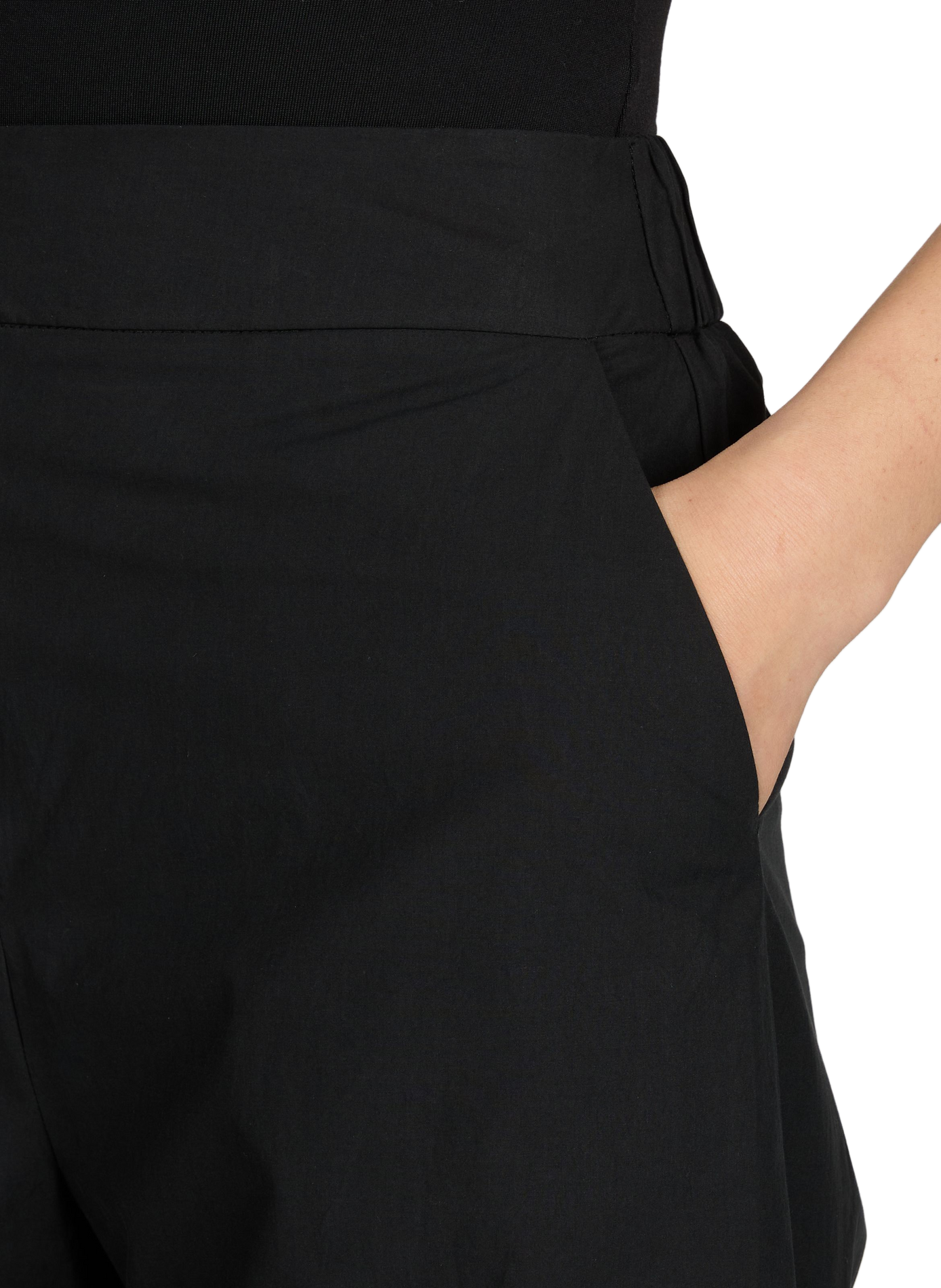 Bootcut cotton Jet trousers SUNCOO Black