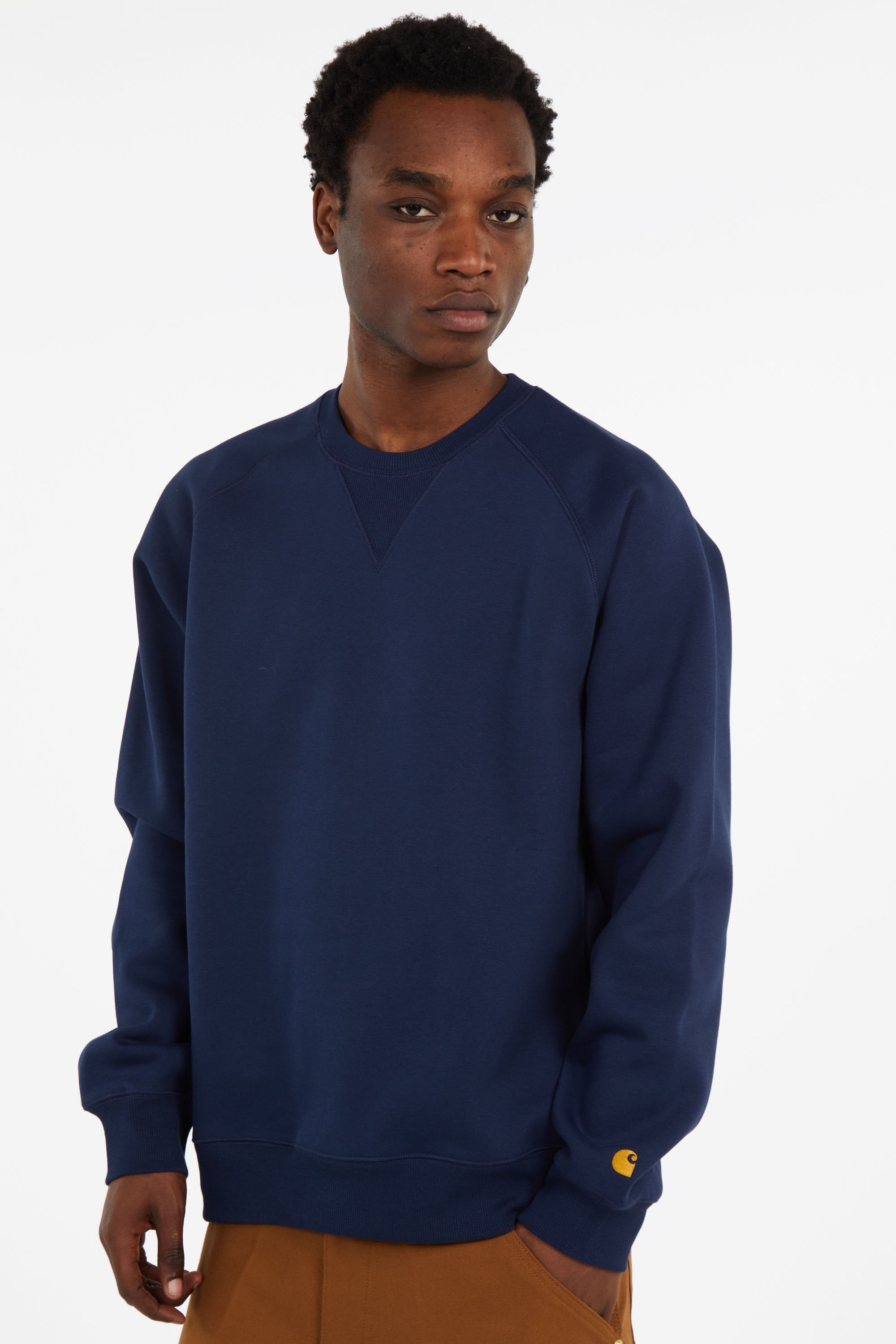 Sweatshirt chase CARHARTT WIP Bleu