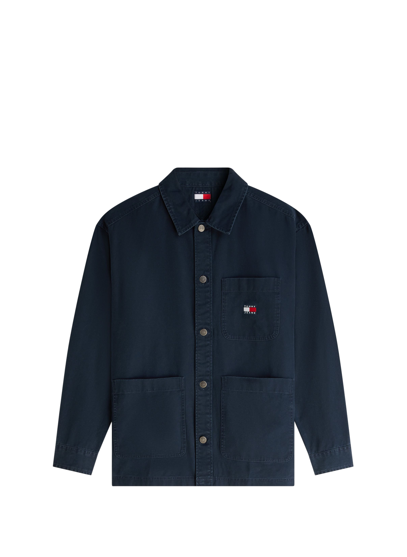 Cotton shirt-style jacket TOMMY HILFIGER Blue