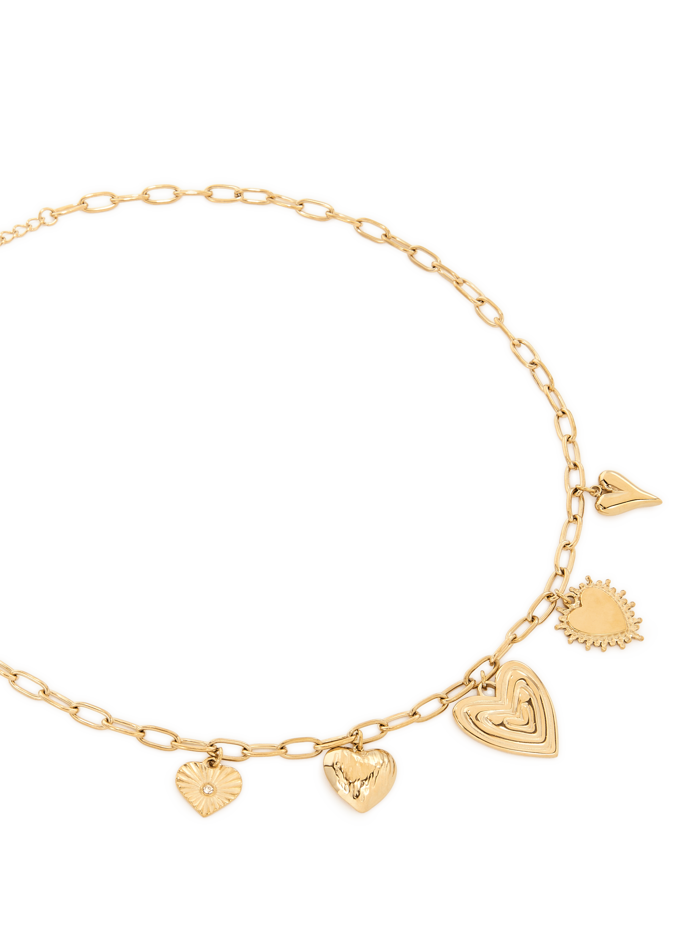 Collier avec charms AU PRINTEMPS PARIS Doré